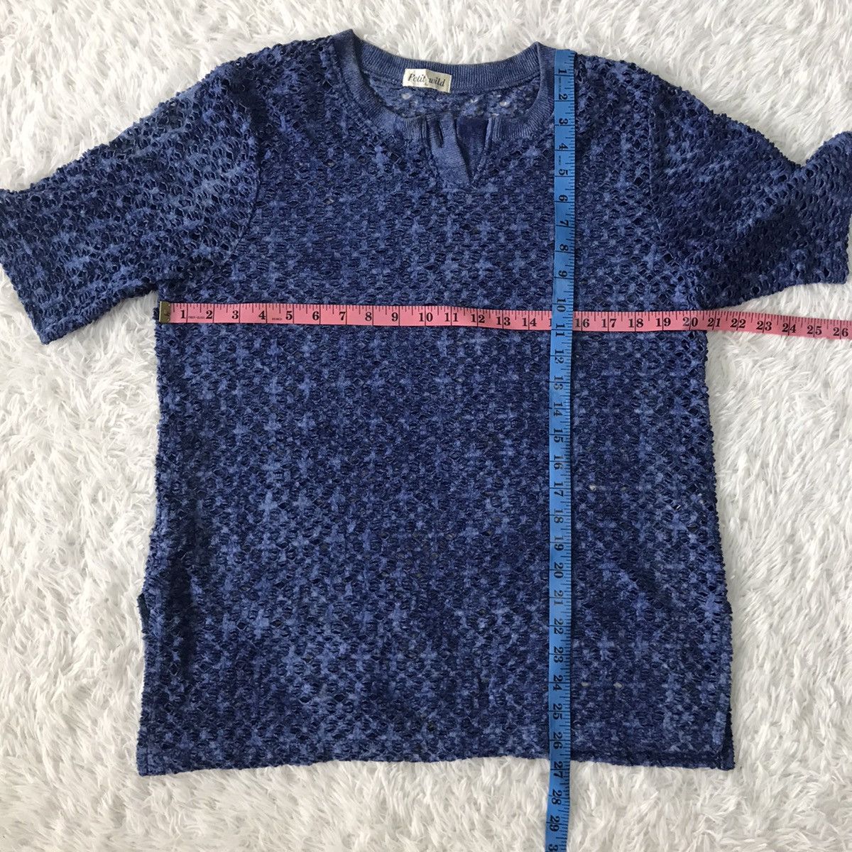 Japanese Brand 💥Nice Cutting Art Short Sleeve Top Petit Wild Size US L / EU 52-54 / 3 - 11 Thumbnail