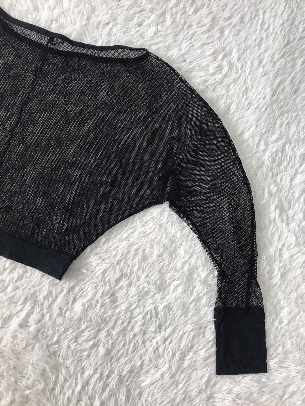 Japanese Brand 💥Netting Printed Long Sleeve Wide Neck Top Size S / US 4 / IT 40 - 9 Thumbnail