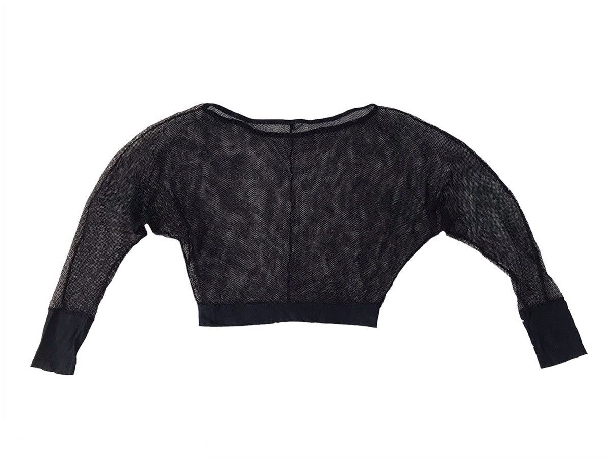 Japanese Brand 💥Netting Printed Long Sleeve Wide Neck Top Size S / US 4 / IT 40 - 2 Thumbnail