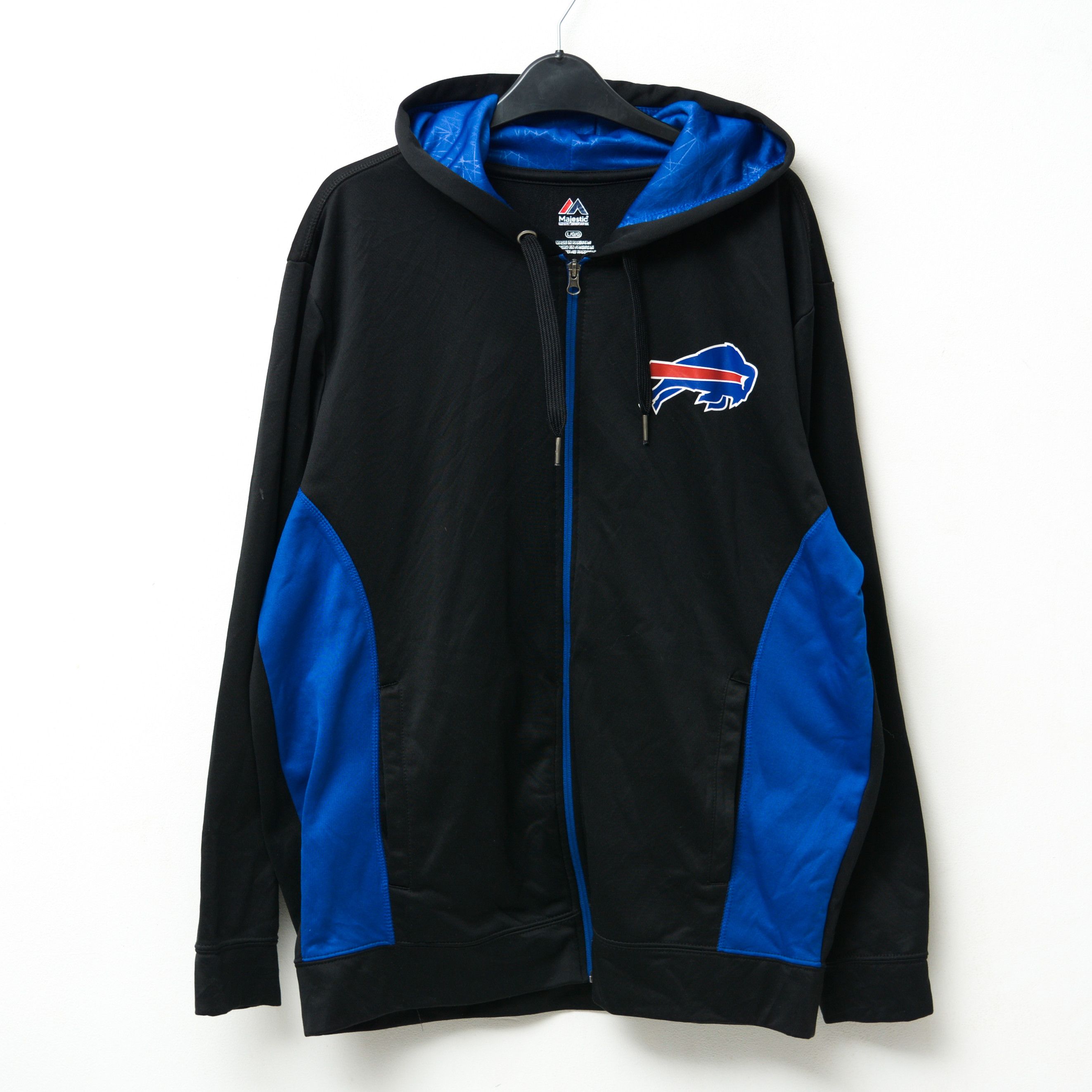 Majestic Buffalo Bills Hoodie men L Sweatshirt Jumper Jacket zip Size US L / EU 52-54 / 3 - 1 Thumbnail