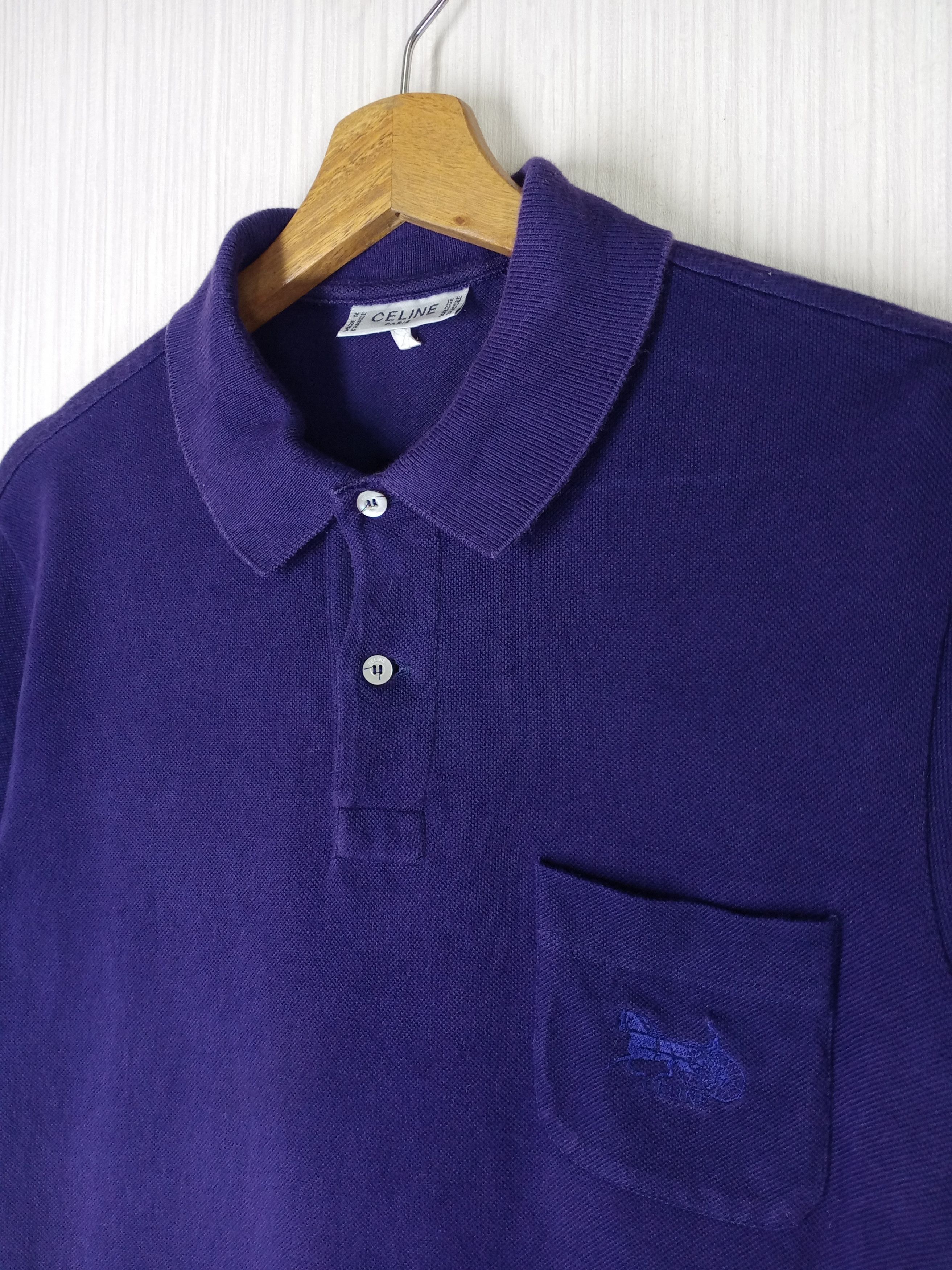 Celine VINTAGE CELINE PARIS POLO SHIRT Size US M / EU 48-50 / 2 - 1 Thumbnail