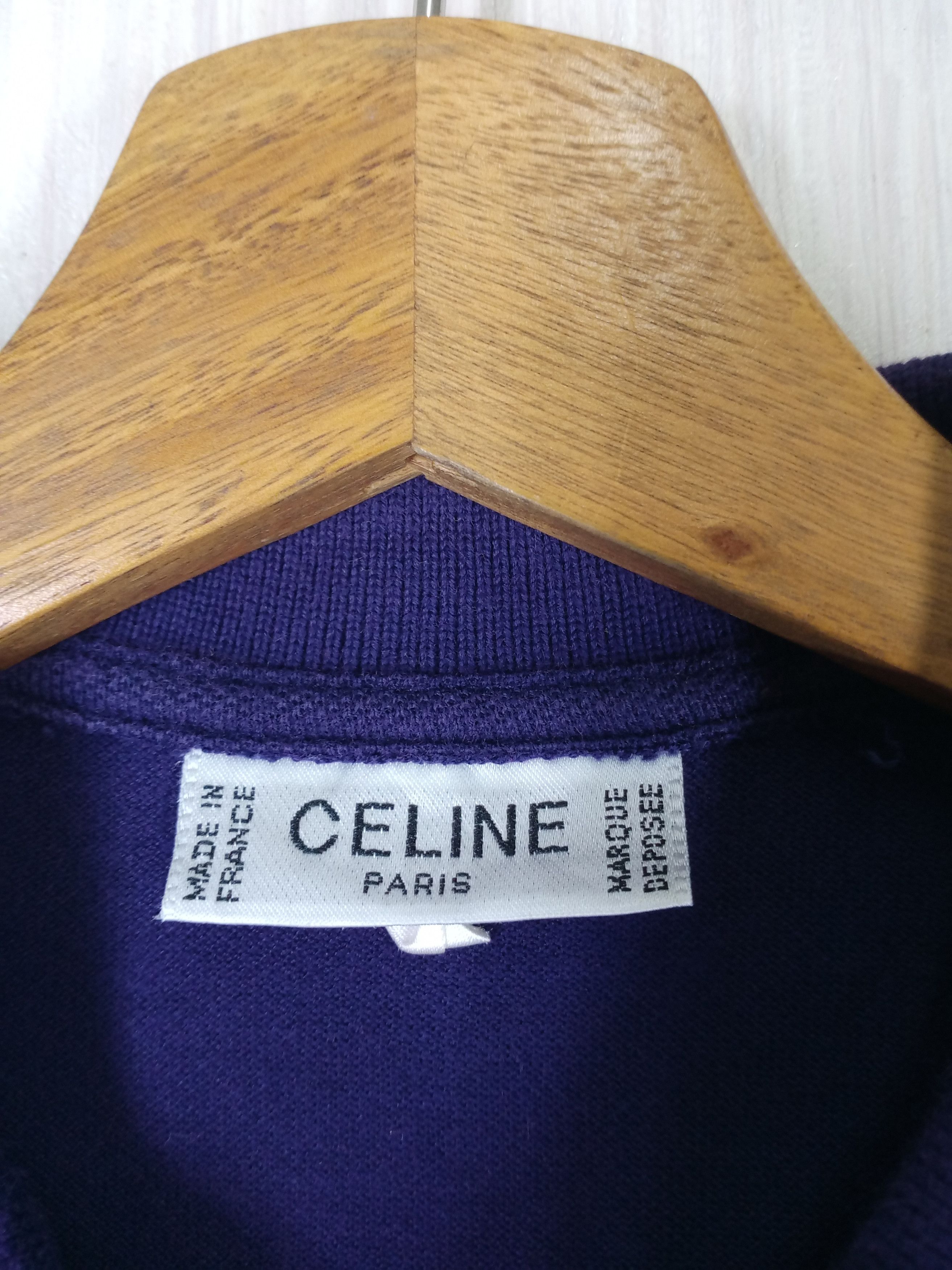 Celine VINTAGE CELINE PARIS POLO SHIRT Size US M / EU 48-50 / 2 - 6 Thumbnail