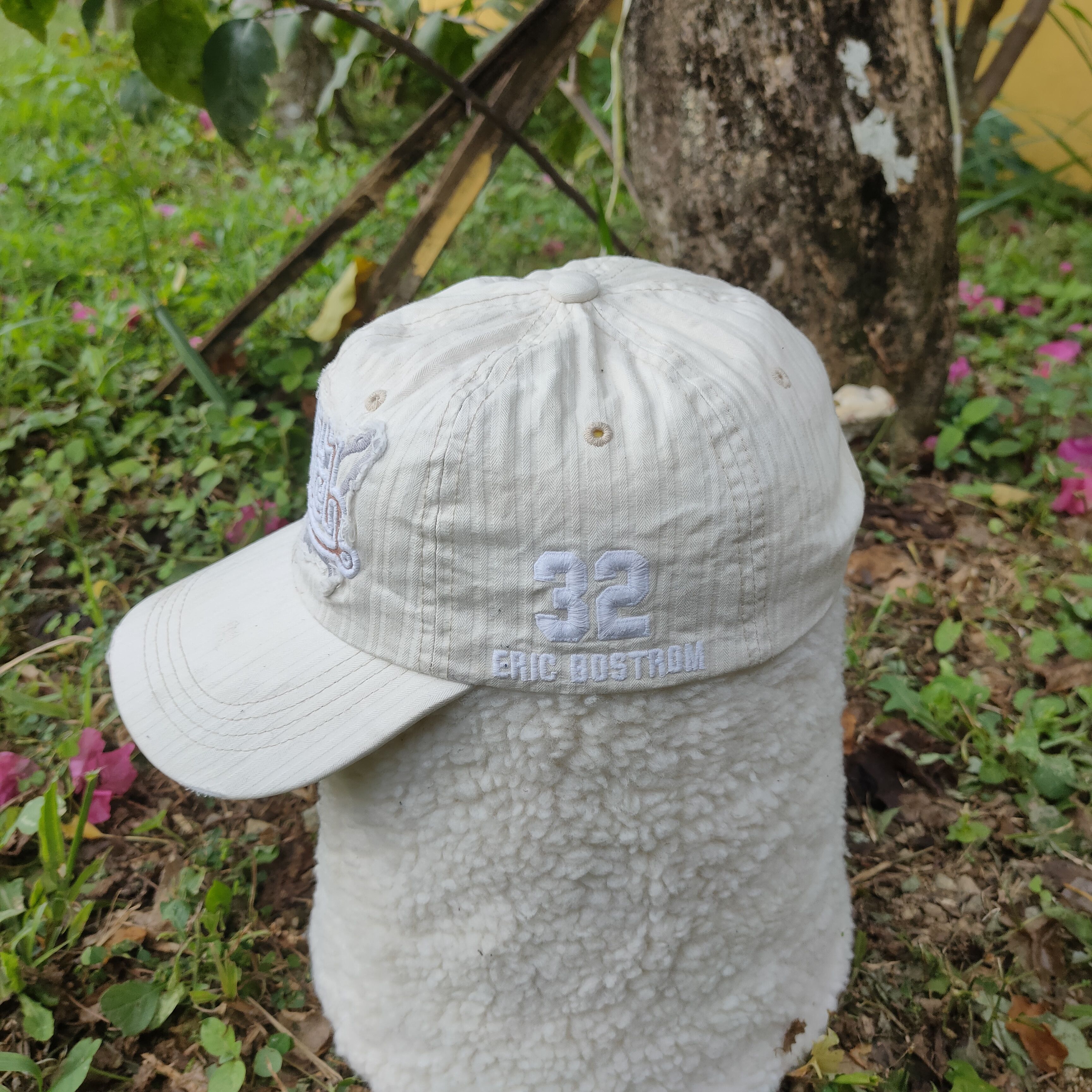 Vintage Vintage VON DUTCH Patches Embroidery Cap Cream Distressed Size ONE SIZE - 7 Thumbnail