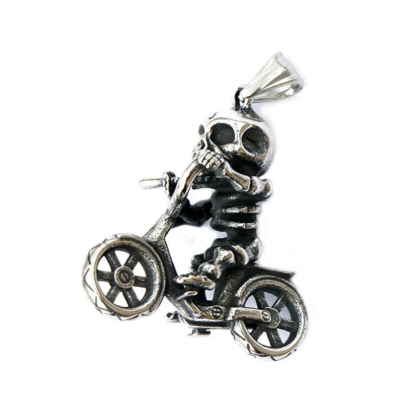 Jewelry Handmade Skull Pendant Necklace Size ONE SIZE - 2 Thumbnail
