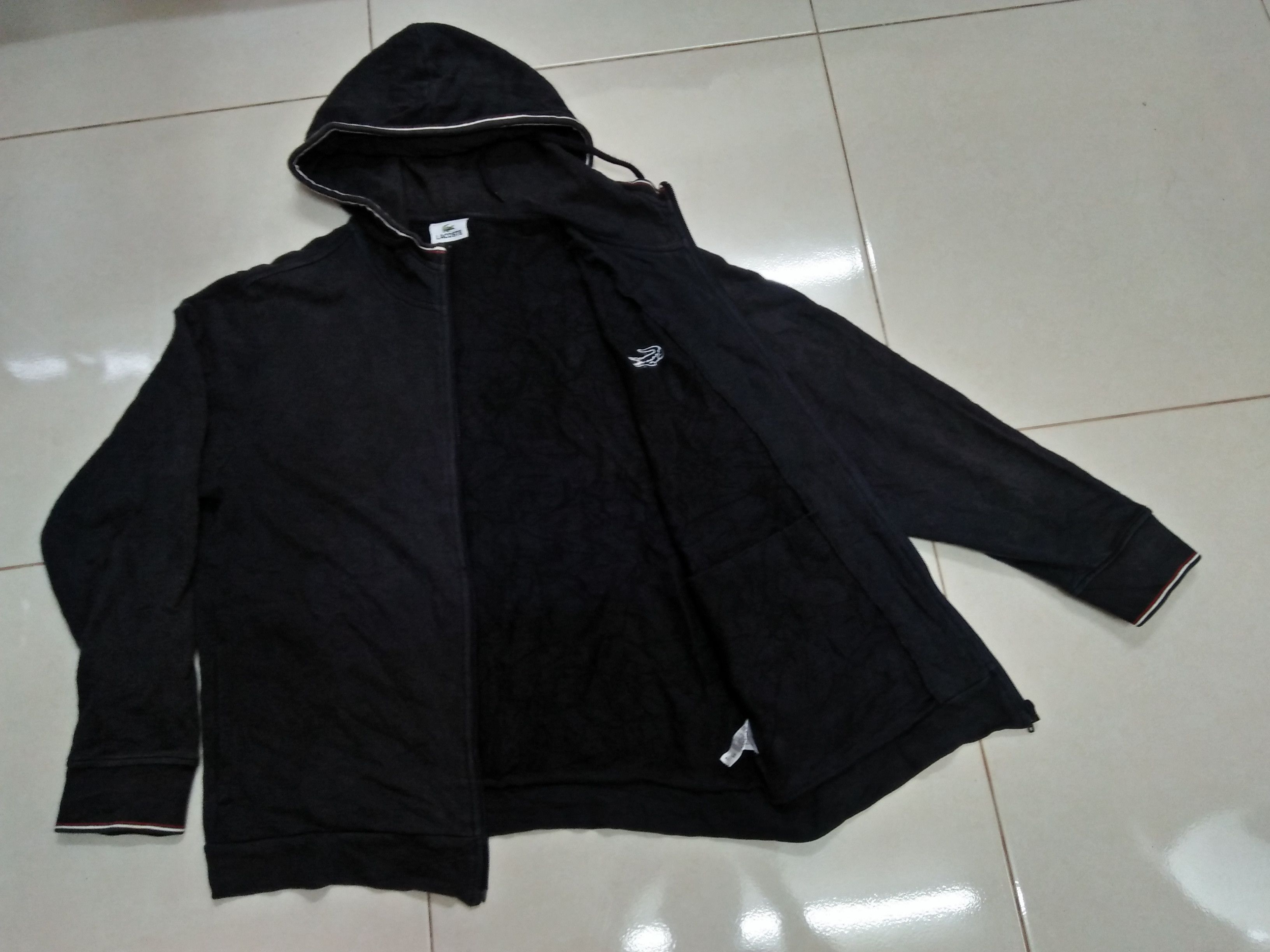 Lacoste LACOSTE Embroidered Big Logo Hoodie Fleece Jacket Size US L / EU 52-54 / 3 - 4 Thumbnail