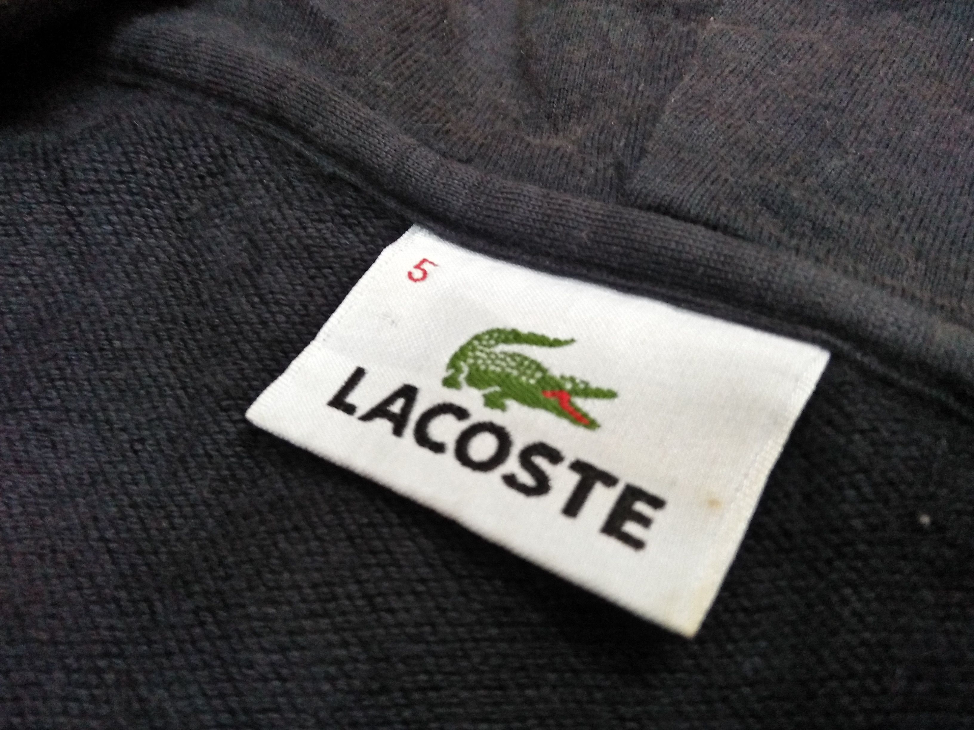 Lacoste LACOSTE Embroidered Big Logo Hoodie Fleece Jacket Size US L / EU 52-54 / 3 - 6 Thumbnail