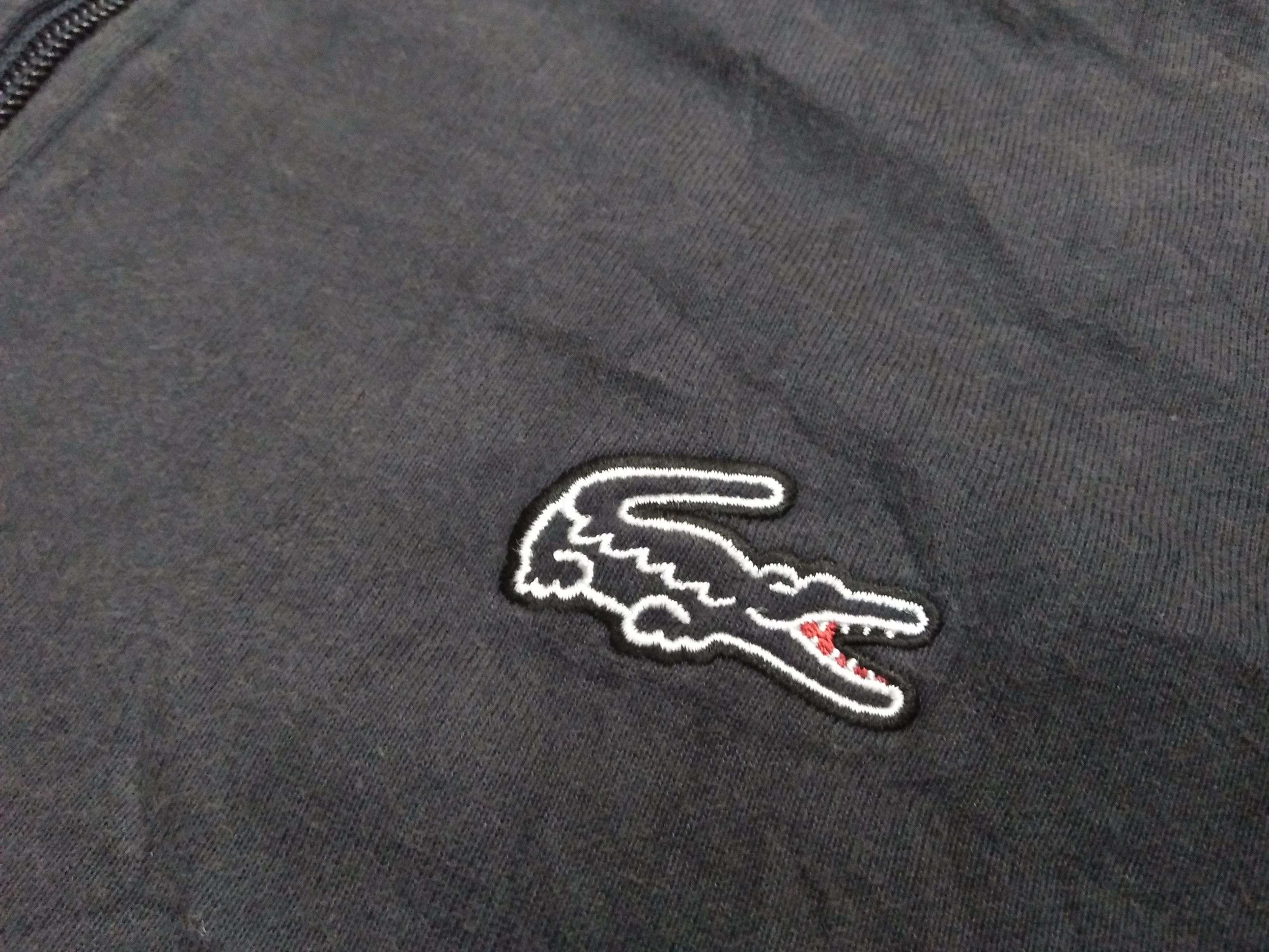 Lacoste LACOSTE Embroidered Big Logo Hoodie Fleece Jacket Size US L / EU 52-54 / 3 - 5 Thumbnail