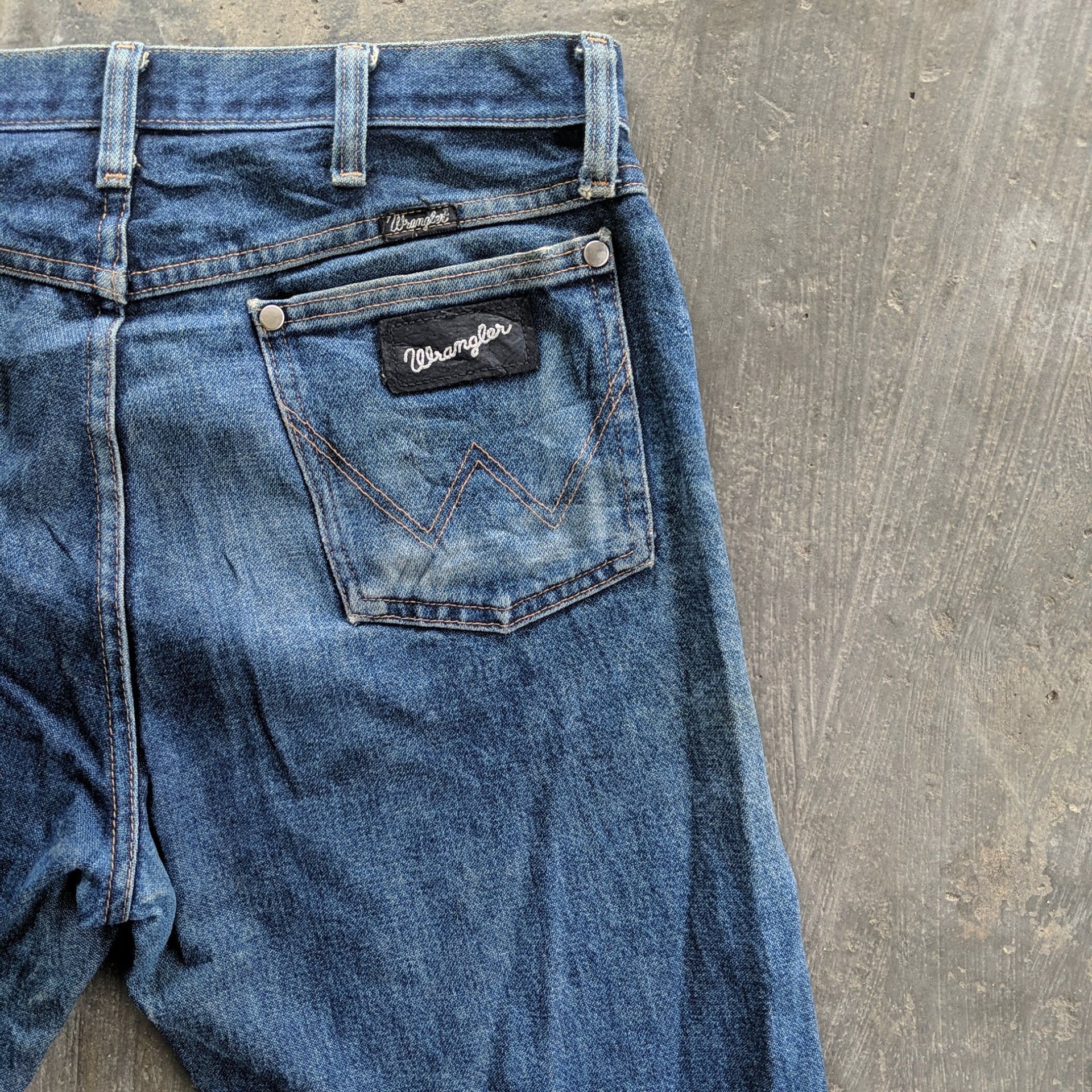 Japanese Brand Vtg Wrangler Japanese W33 Distressed Trousers Denim Jeans Size US 33 - 10 Thumbnail