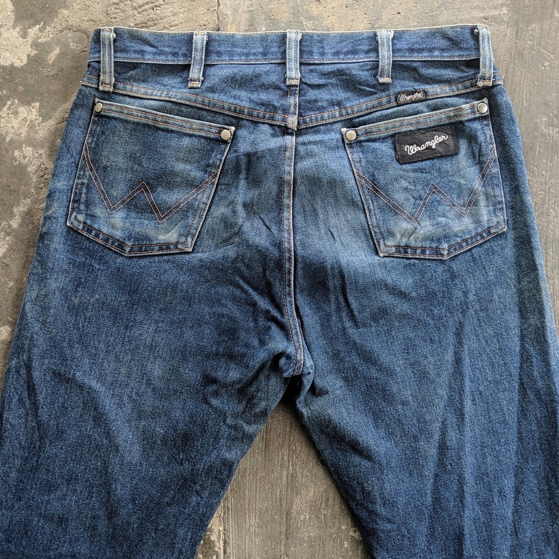 Japanese Brand Vtg Wrangler Japanese W33 Distressed Trousers Denim Jeans Size US 33 - 9 Thumbnail