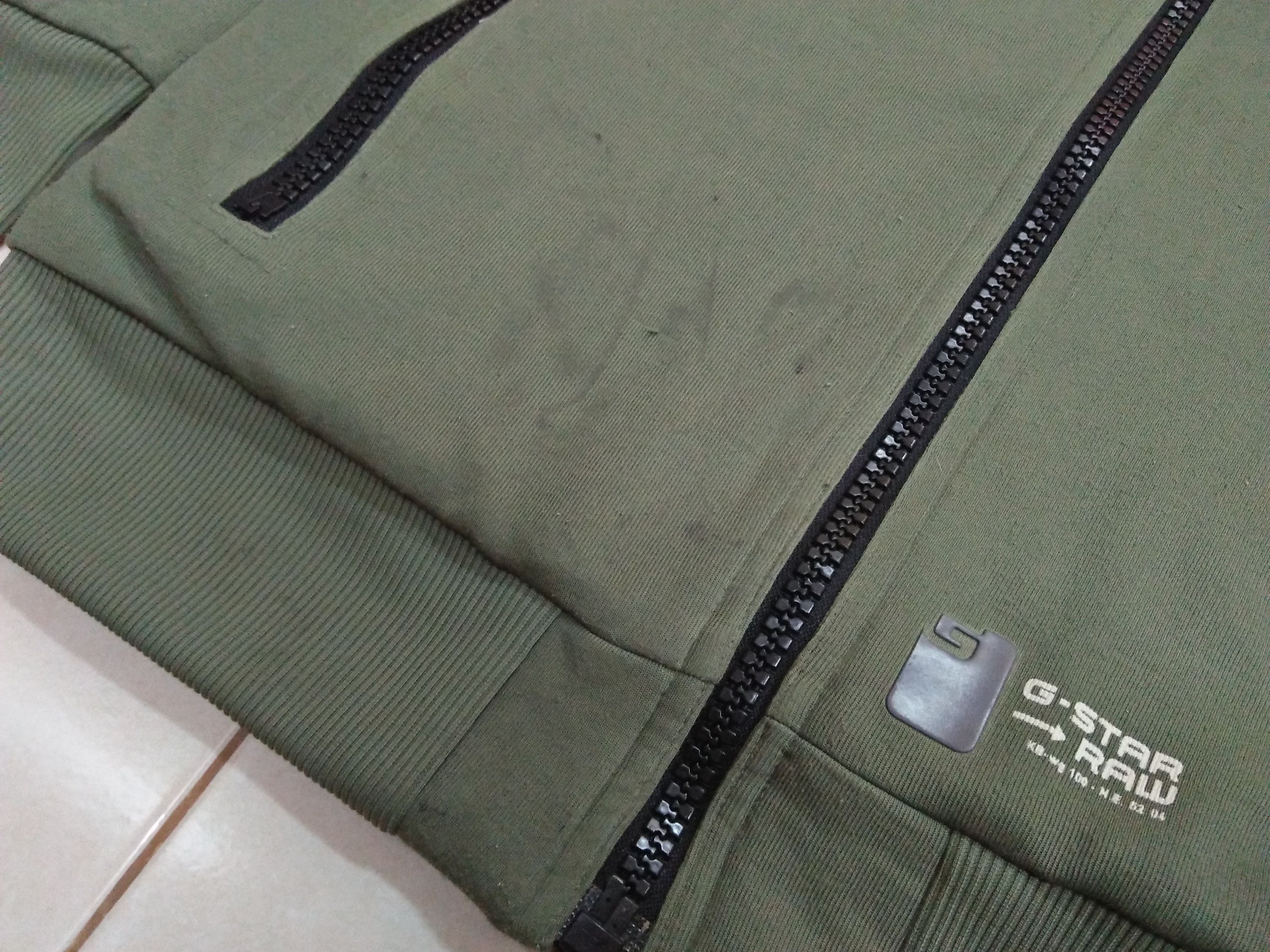 G-Star G-STAR RAW Embroidered Military Green Sherpa Jacket. Size US M / EU 48-50 / 2 - 13 Thumbnail