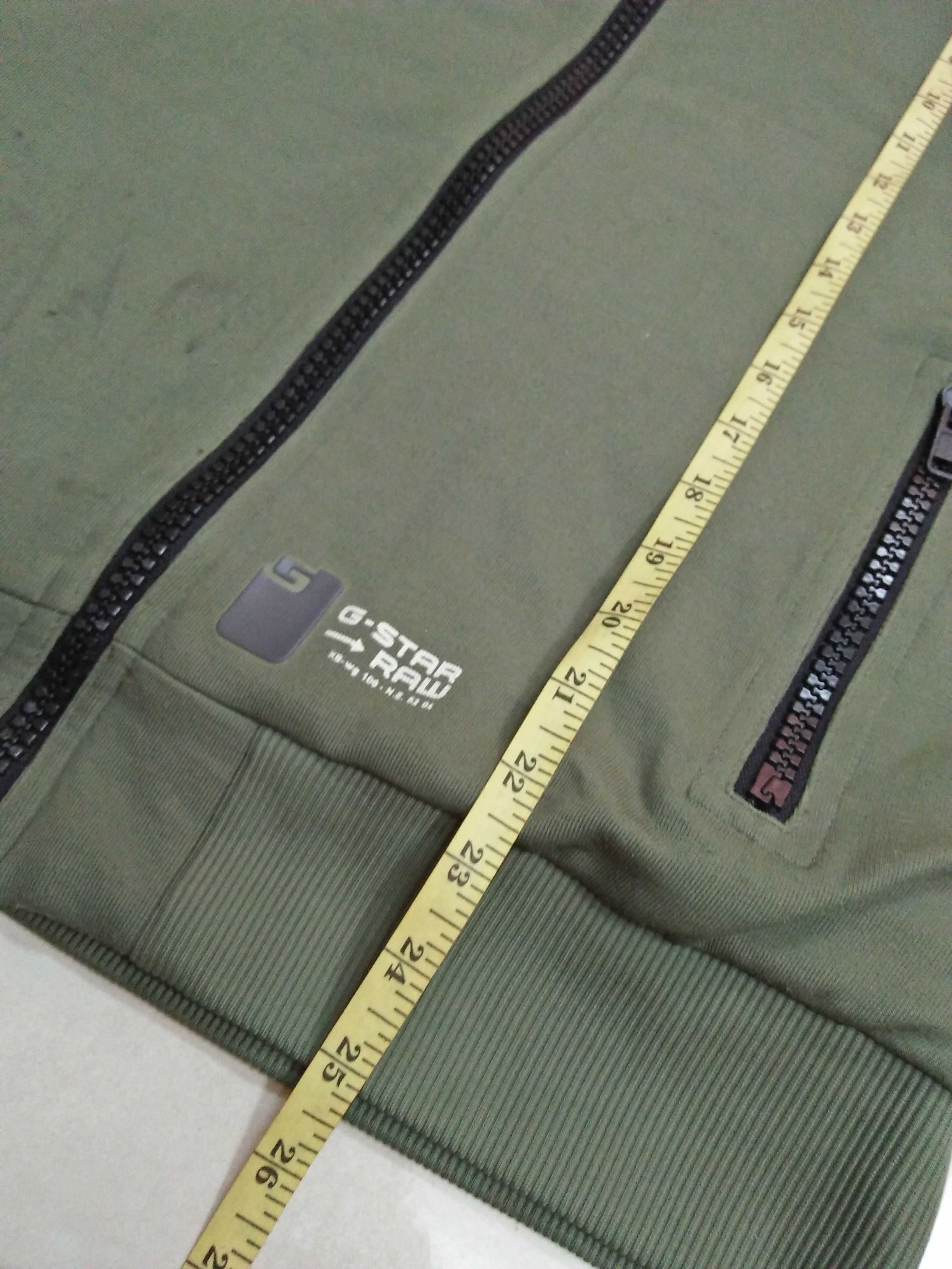 G-Star G-STAR RAW Embroidered Military Green Sherpa Jacket. Size US M / EU 48-50 / 2 - 12 Thumbnail