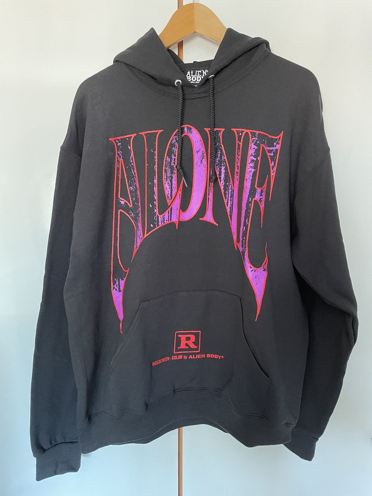 Alien Body × Lil Peep ALIEN BODY ALONE HOODIE Size US L / EU 52-54 / 3 - 2 Thumbnail