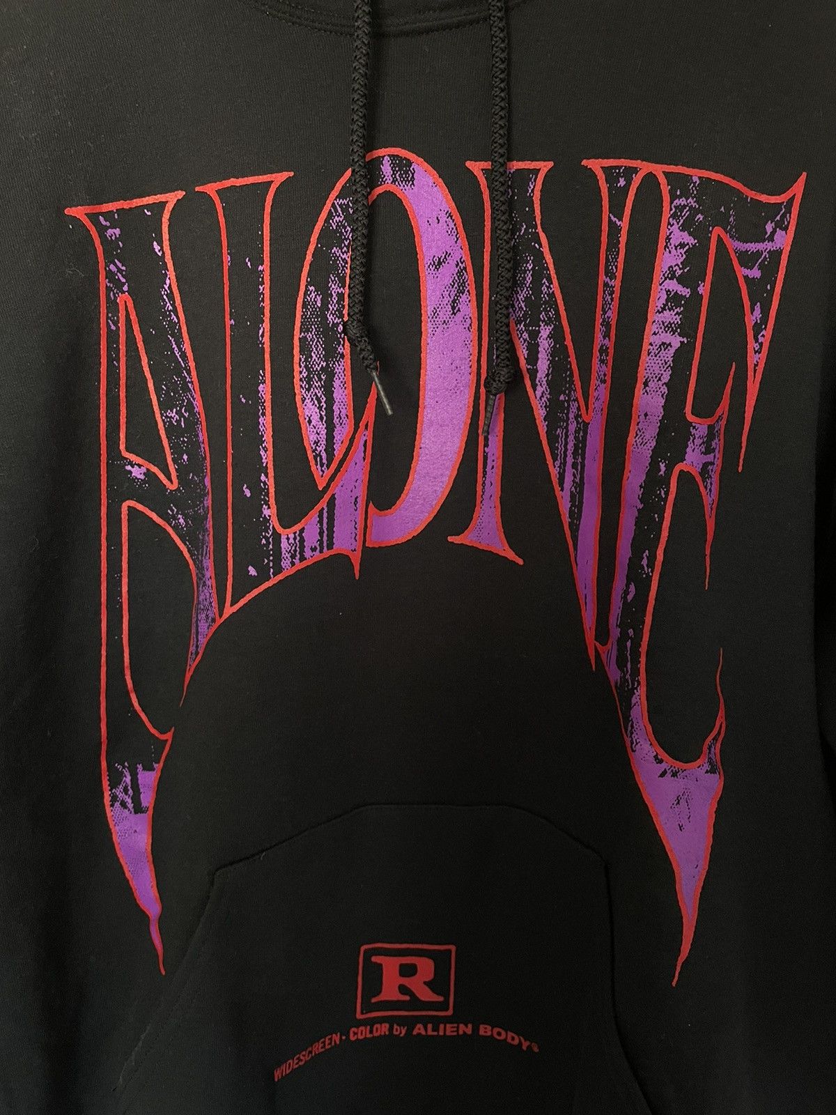 Alien Body × Lil Peep ALIEN BODY ALONE HOODIE Size US L / EU 52-54 / 3 - 1 Thumbnail