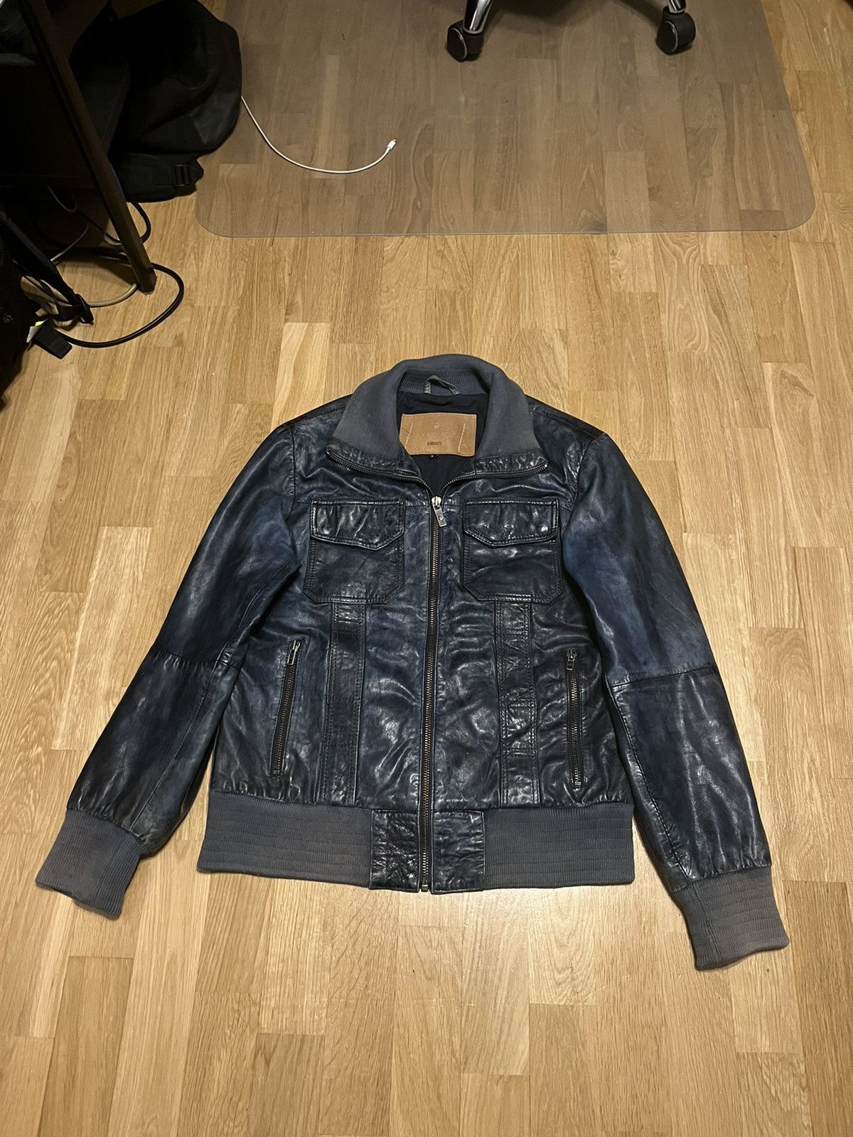 GoosCraft Bomber leather jacker bomber073