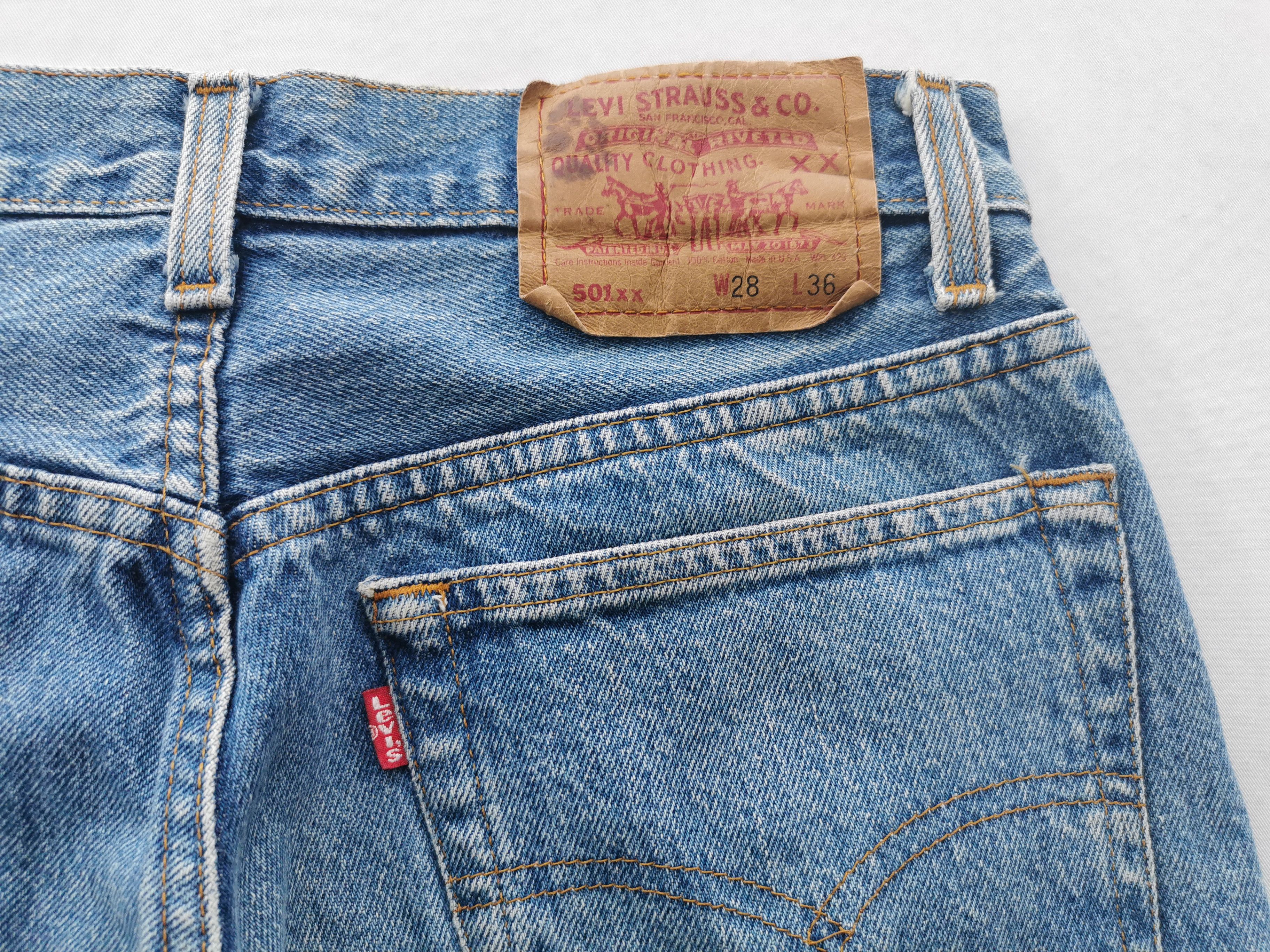 Levi's Levis Lot 501 Denim Pants Made In USA Size 28/28x26 Size US 28 / EU 44 - 7 Thumbnail