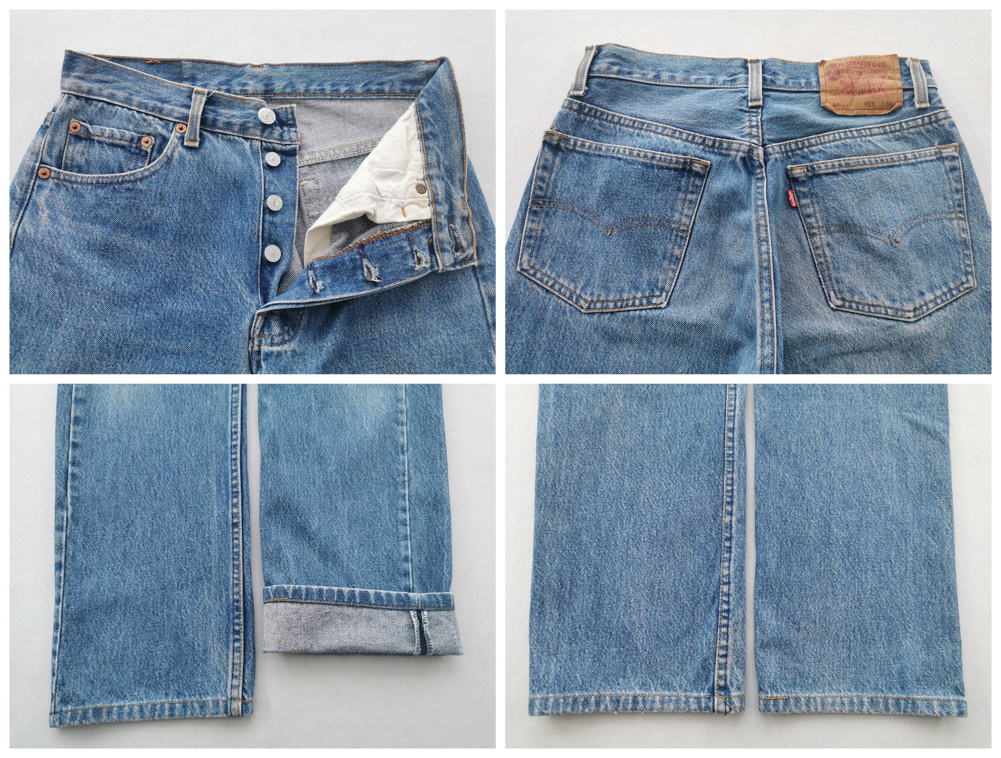 Levi's Levis Lot 501 Denim Pants Made In USA Size 28/28x26 Size US 28 / EU 44 - 8 Thumbnail