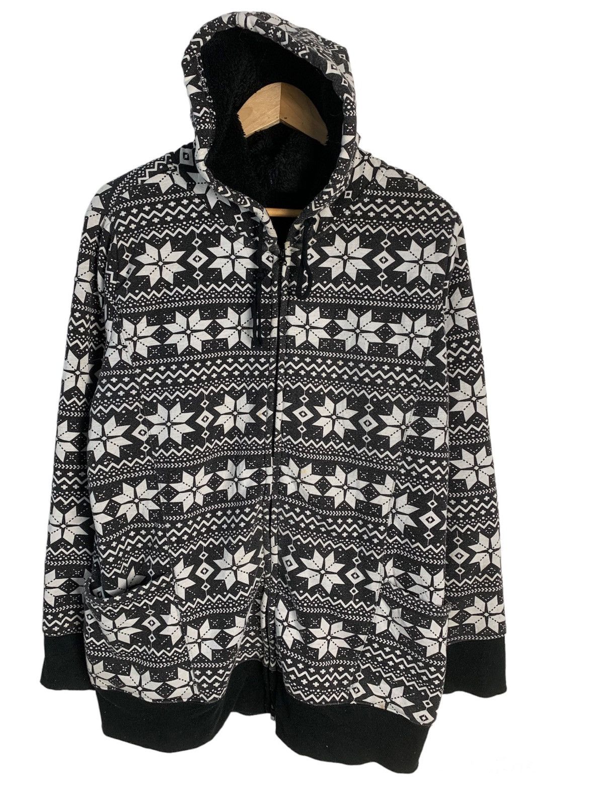 Japanese Brand Unbranded Navajo Aztech Zipper Hoodie Size US L / EU 52-54 / 3 - 1 Thumbnail