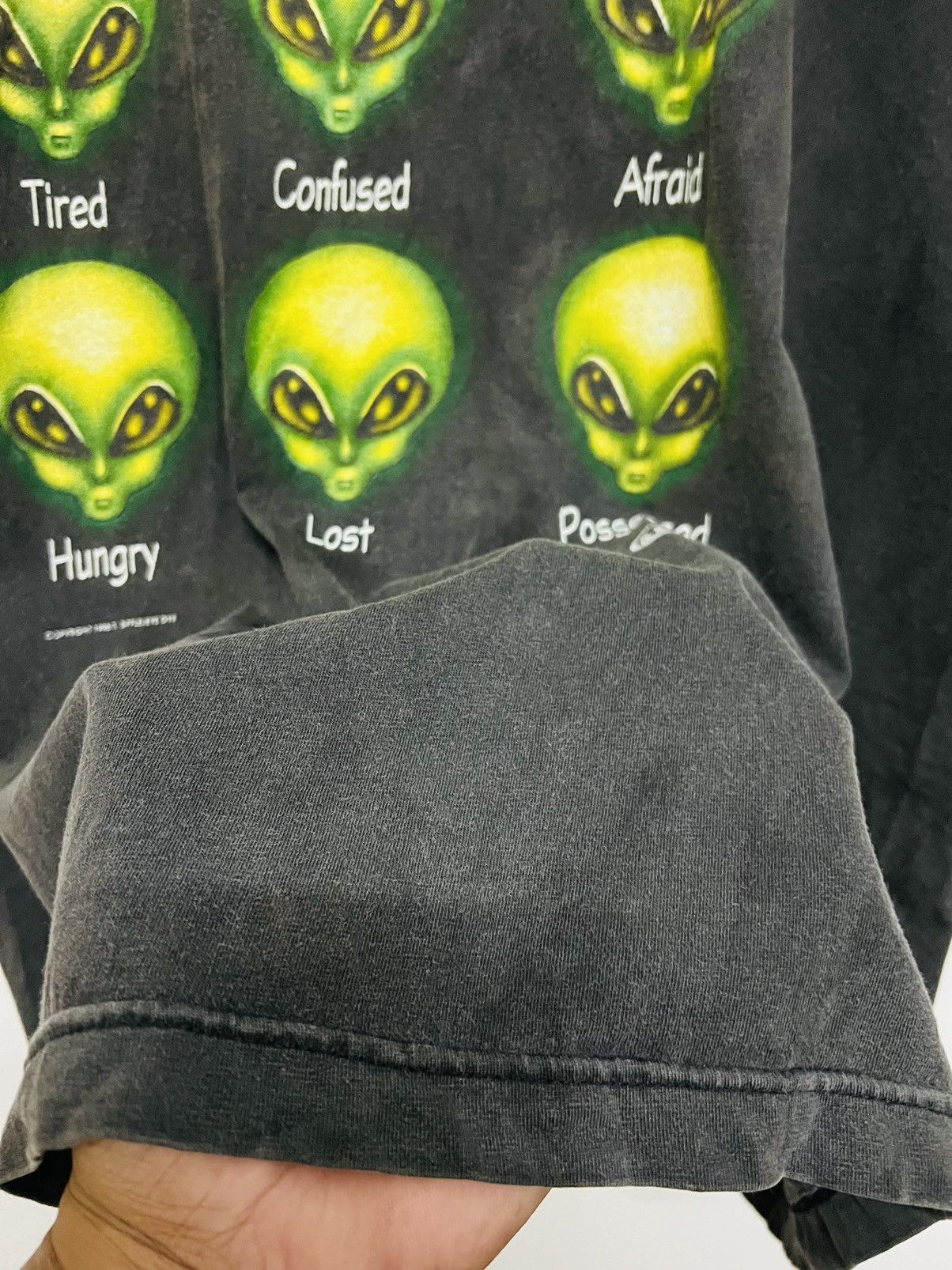 Alien Workshop Vintage THRASHED Alienated Eye Dye 1996 Tee Size US L / EU 52-54 / 3 - 4 Thumbnail