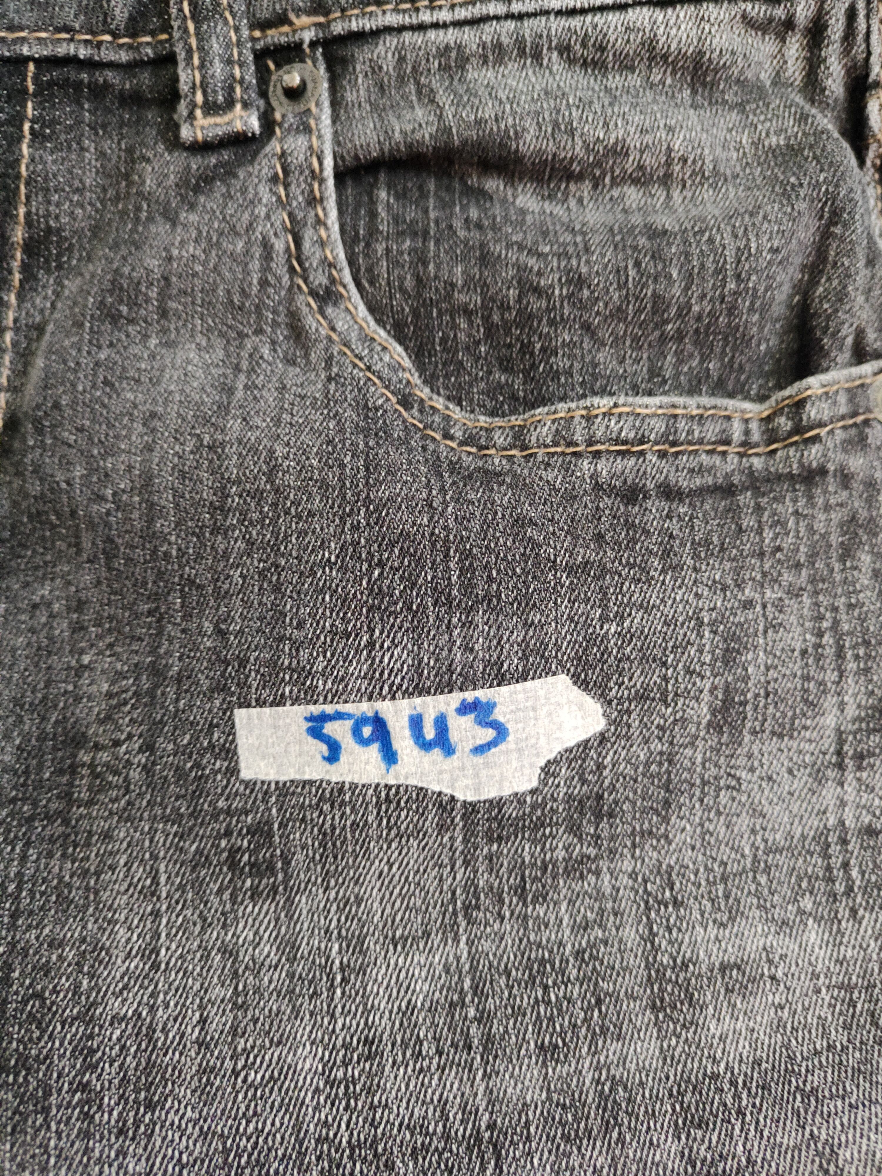 Japanese Brand × Vintage Japanese Brand Black Multi Pocket Tactical Pants Denim #5943 Size US 31 - 14 Thumbnail