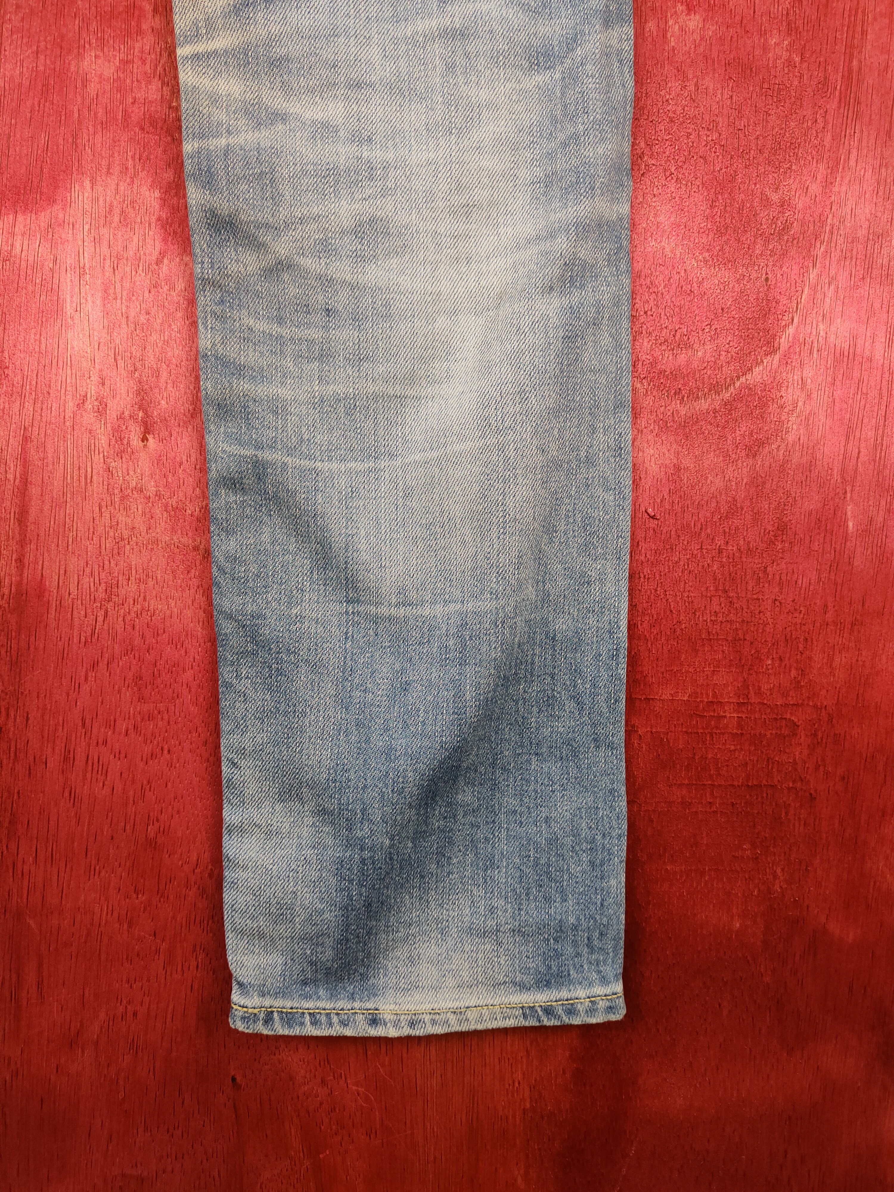 Japanese Brand Red Card Blue Soft Denim #5946 Size US 29 - 13 Thumbnail
