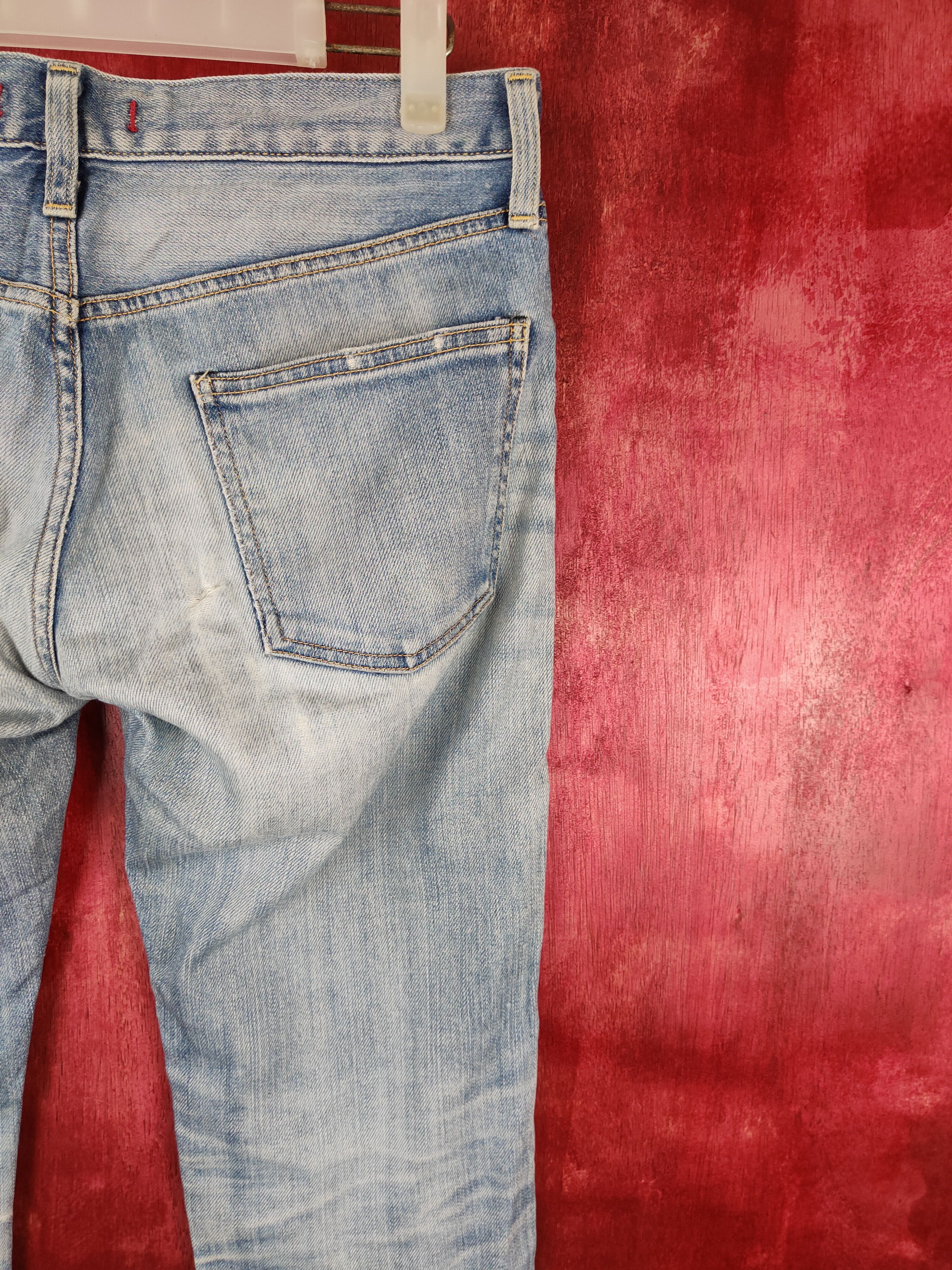 Japanese Brand Red Card Blue Soft Denim #5946 Size US 29 - 12 Thumbnail