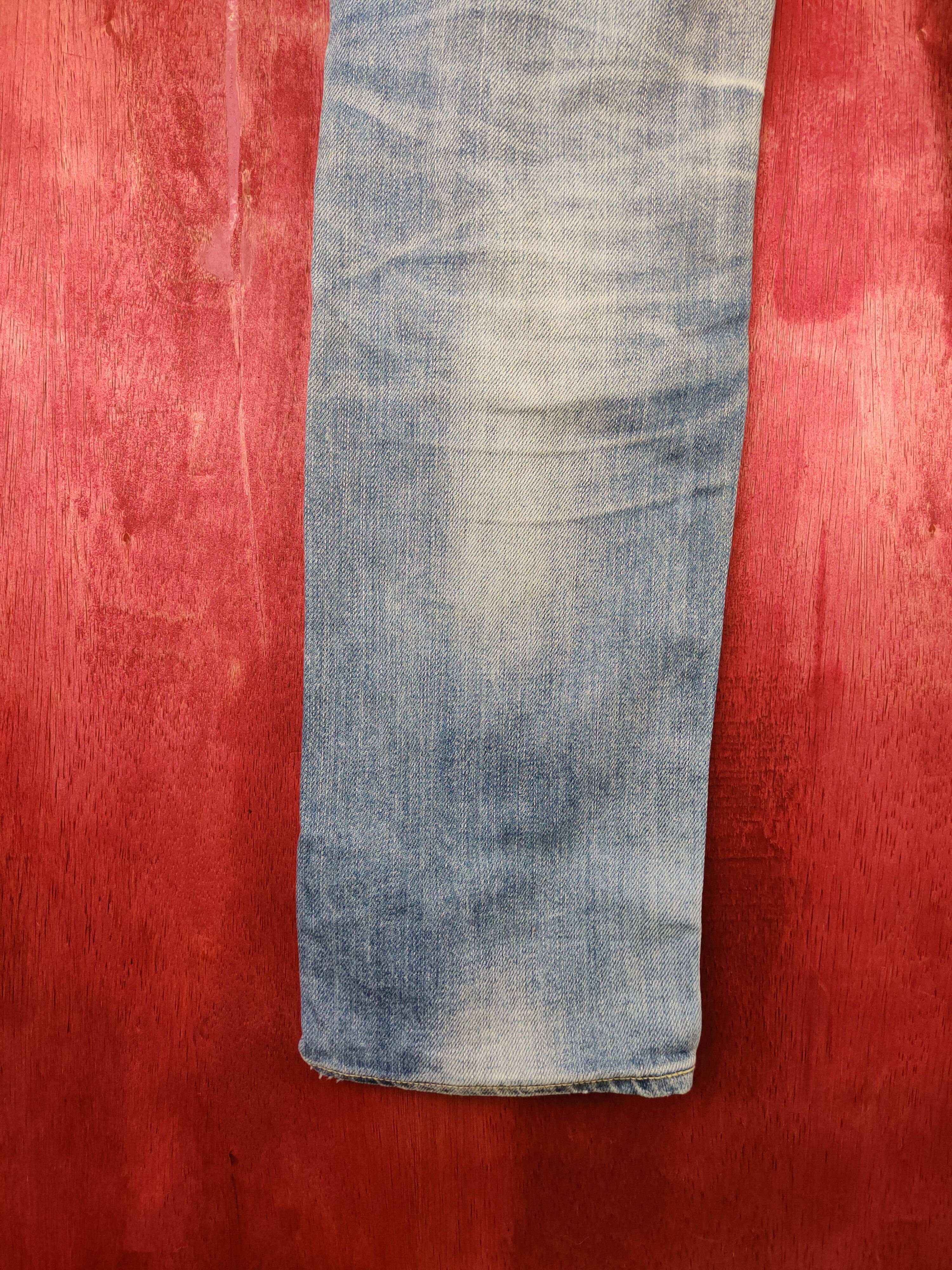 Japanese Brand Red Card Blue Soft Denim #5946 Size US 29 - 11 Thumbnail