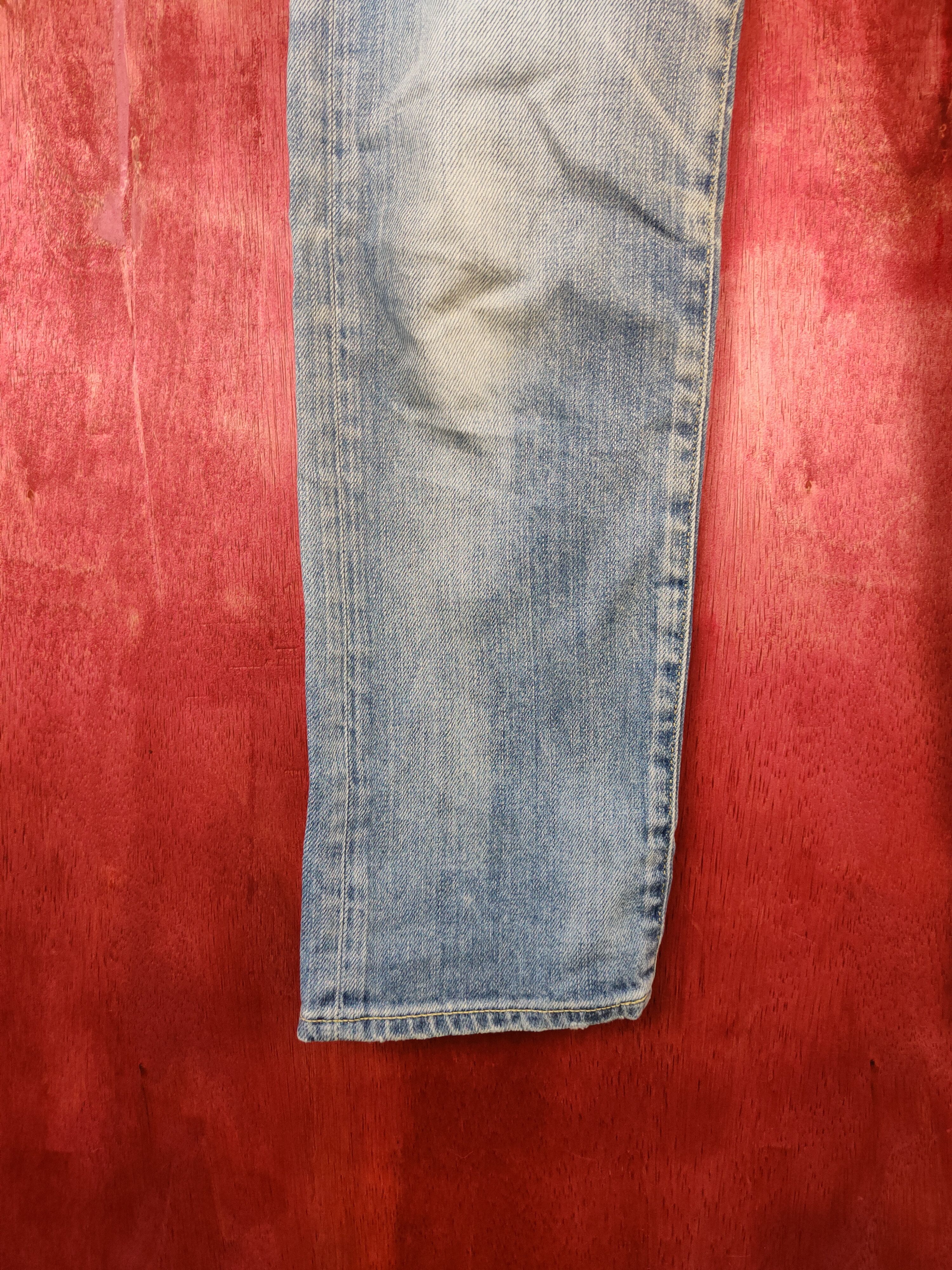Japanese Brand Red Card Blue Soft Denim #5946 Size US 29 - 5 Thumbnail