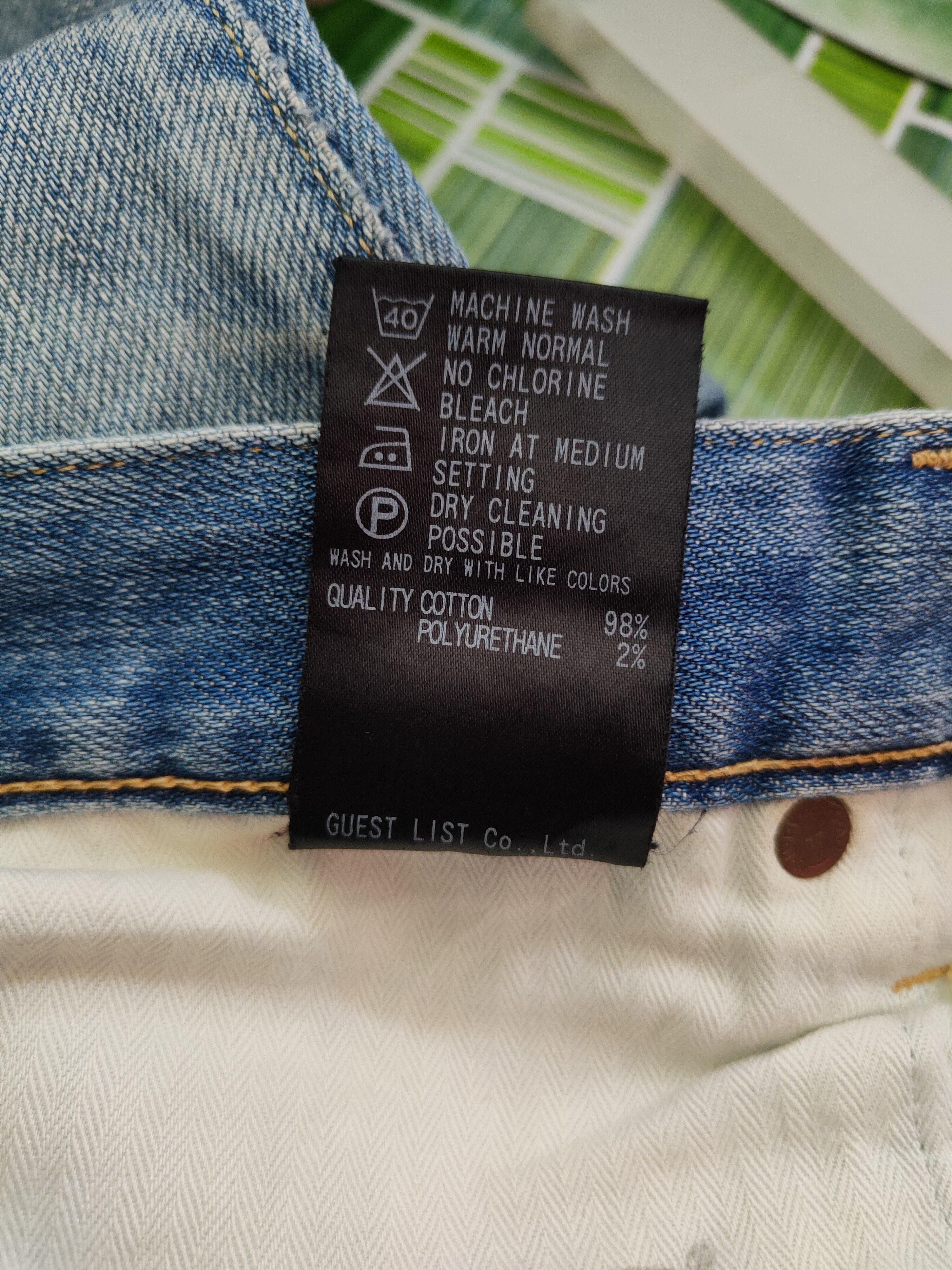 Japanese Brand Red Card Blue Soft Denim #5946 Size US 29 - 14 Thumbnail