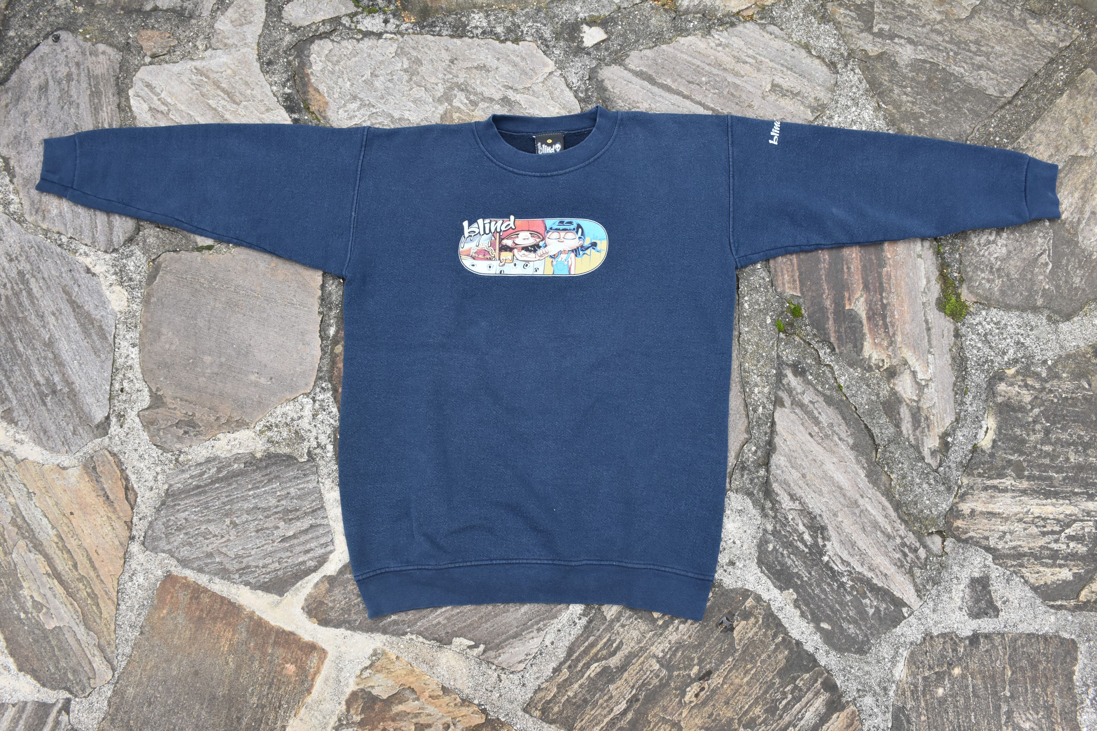 Hook-Ups 90s Vintage Blind sweater hoodie girl ice car skull print Size US S / EU 44-46 / 1 - 4 Thumbnail