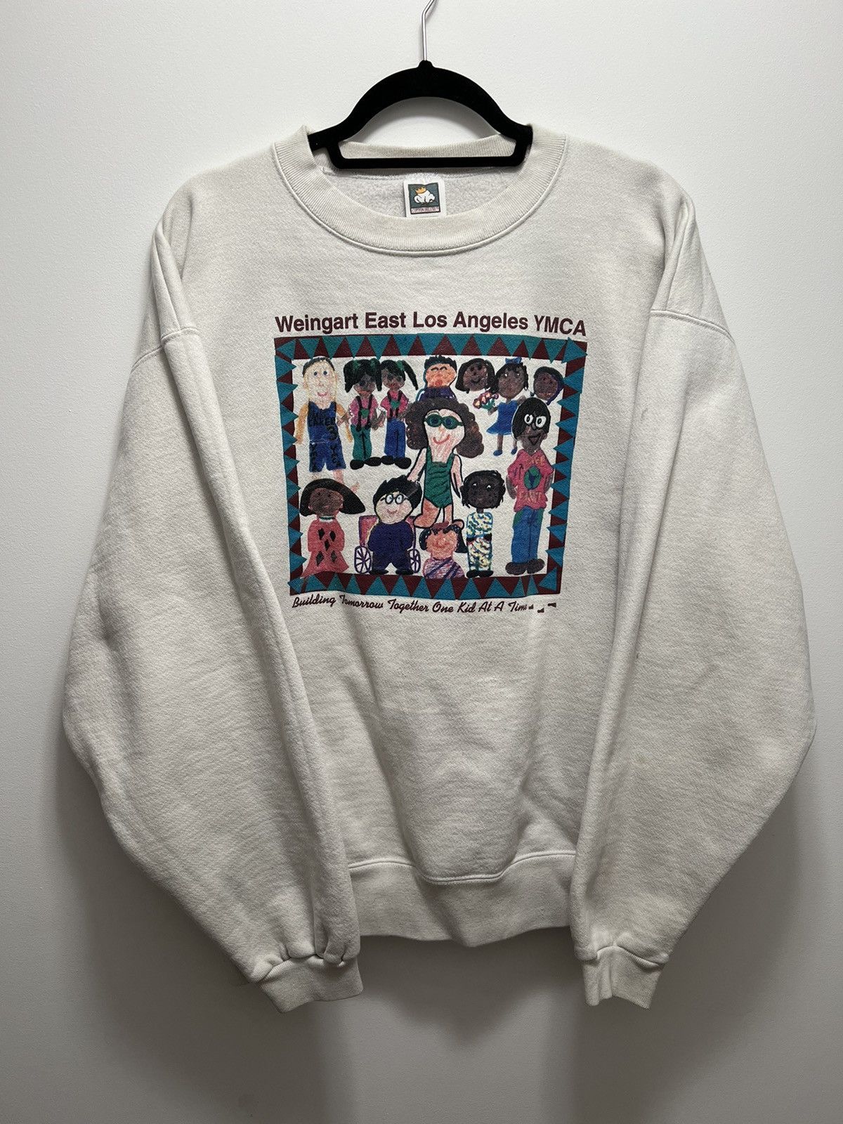 Los Angeles Apparel × Vintage Vintage YMCA East Los Angeles Sweater Size US XL / EU 56 / 4 - 1 Thumbnail