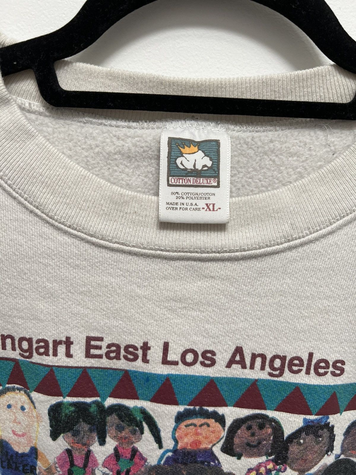 Los Angeles Apparel × Vintage Vintage YMCA East Los Angeles Sweater Size US XL / EU 56 / 4 - 4 Thumbnail