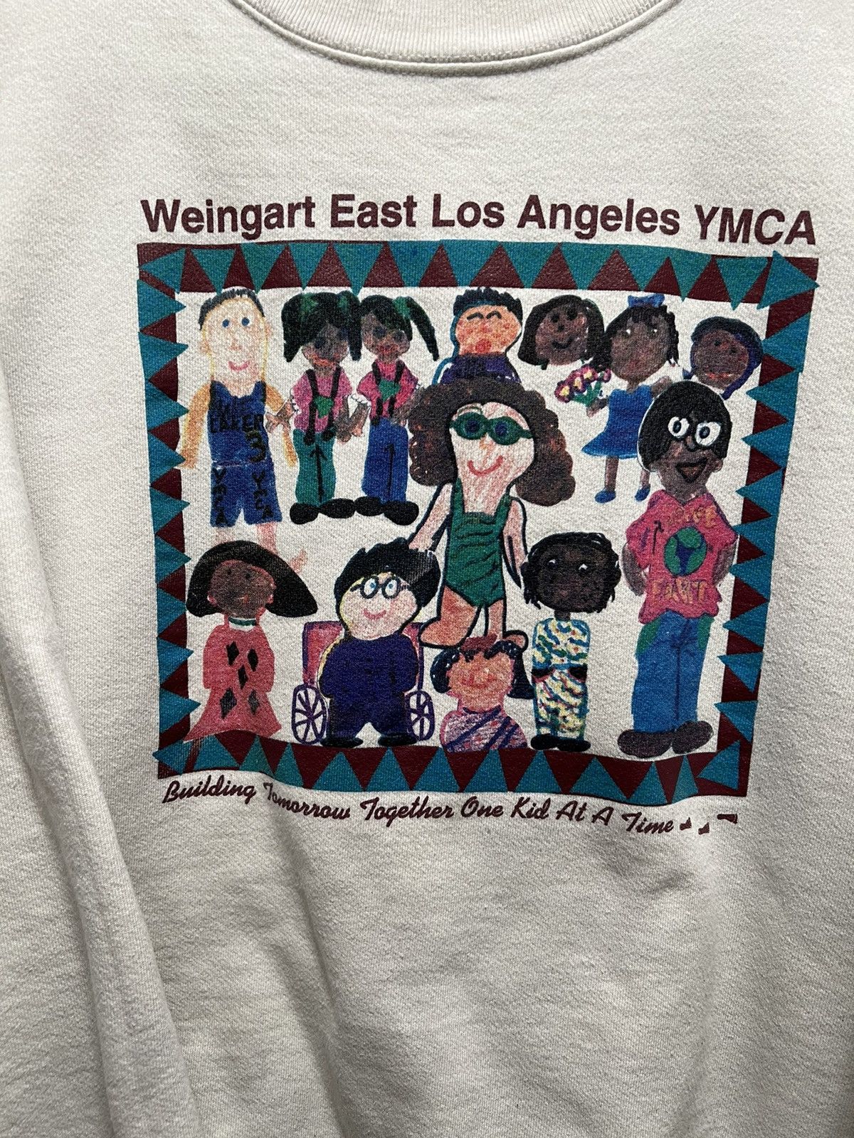 Los Angeles Apparel × Vintage Vintage YMCA East Los Angeles Sweater Size US XL / EU 56 / 4 - 3 Thumbnail