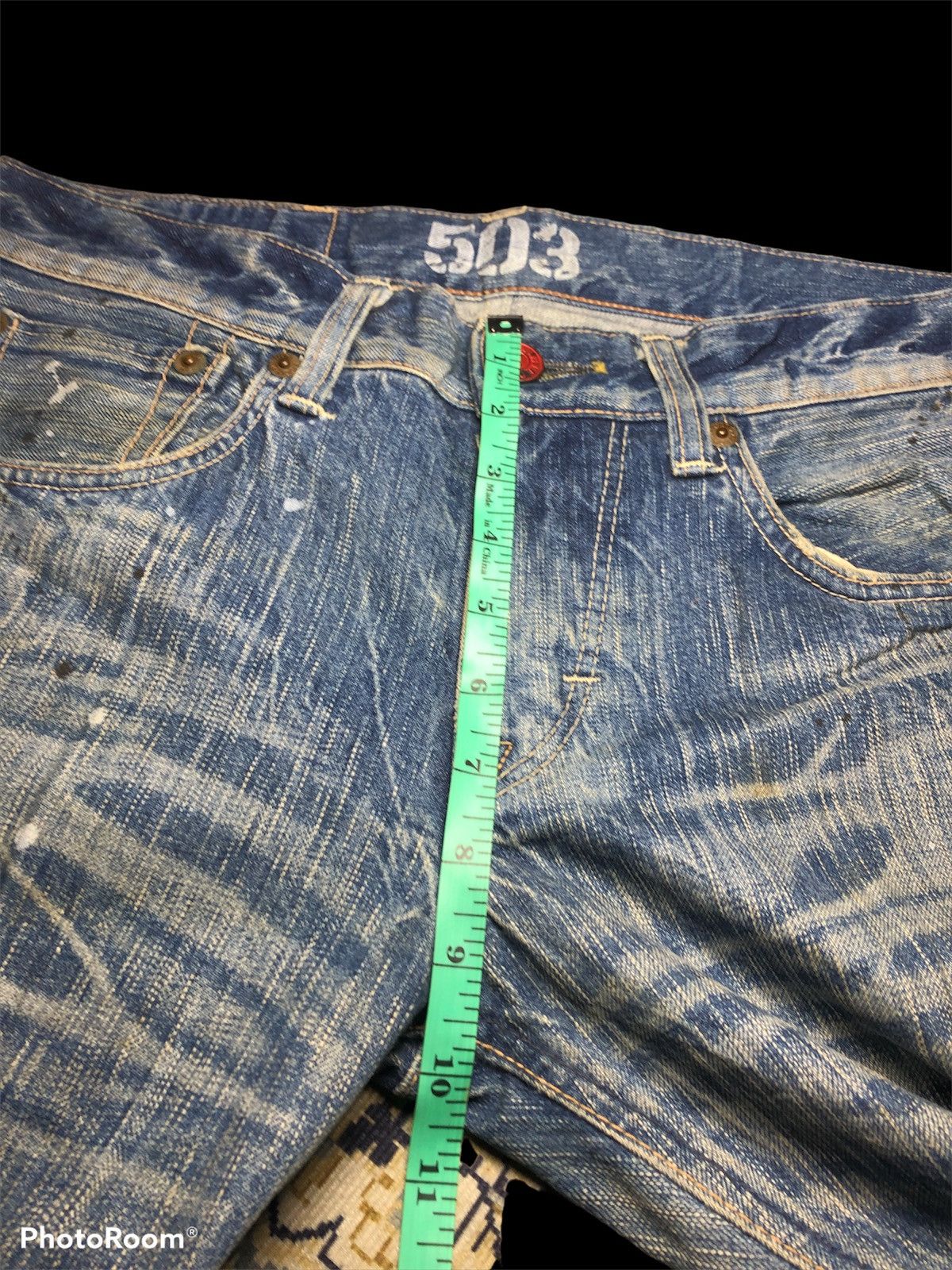 Edwin FLARE BOOTCUT EDWIN SPLATTER DISTRESSED DENIM Size US 32 / EU 48 - 11 Thumbnail