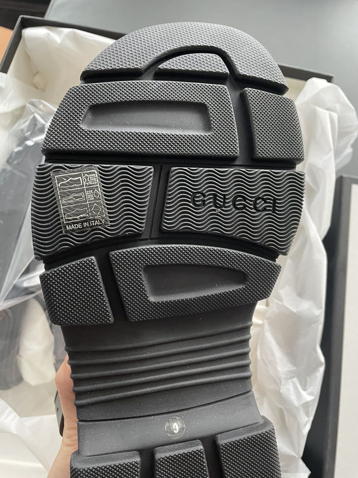 Gucci Rare Limited Edition Runway Leather Gucci Logo Sandal New Size US 10 / EU 43 - 22 Thumbnail