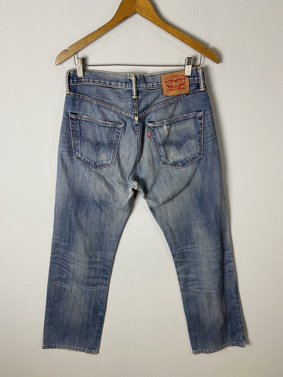 Levi's × Levi's Vintage Clothing × Other Levis 501 Denim Lightwash Jeans Levis Strauss Jeans Size US 31 - 2 Thumbnail