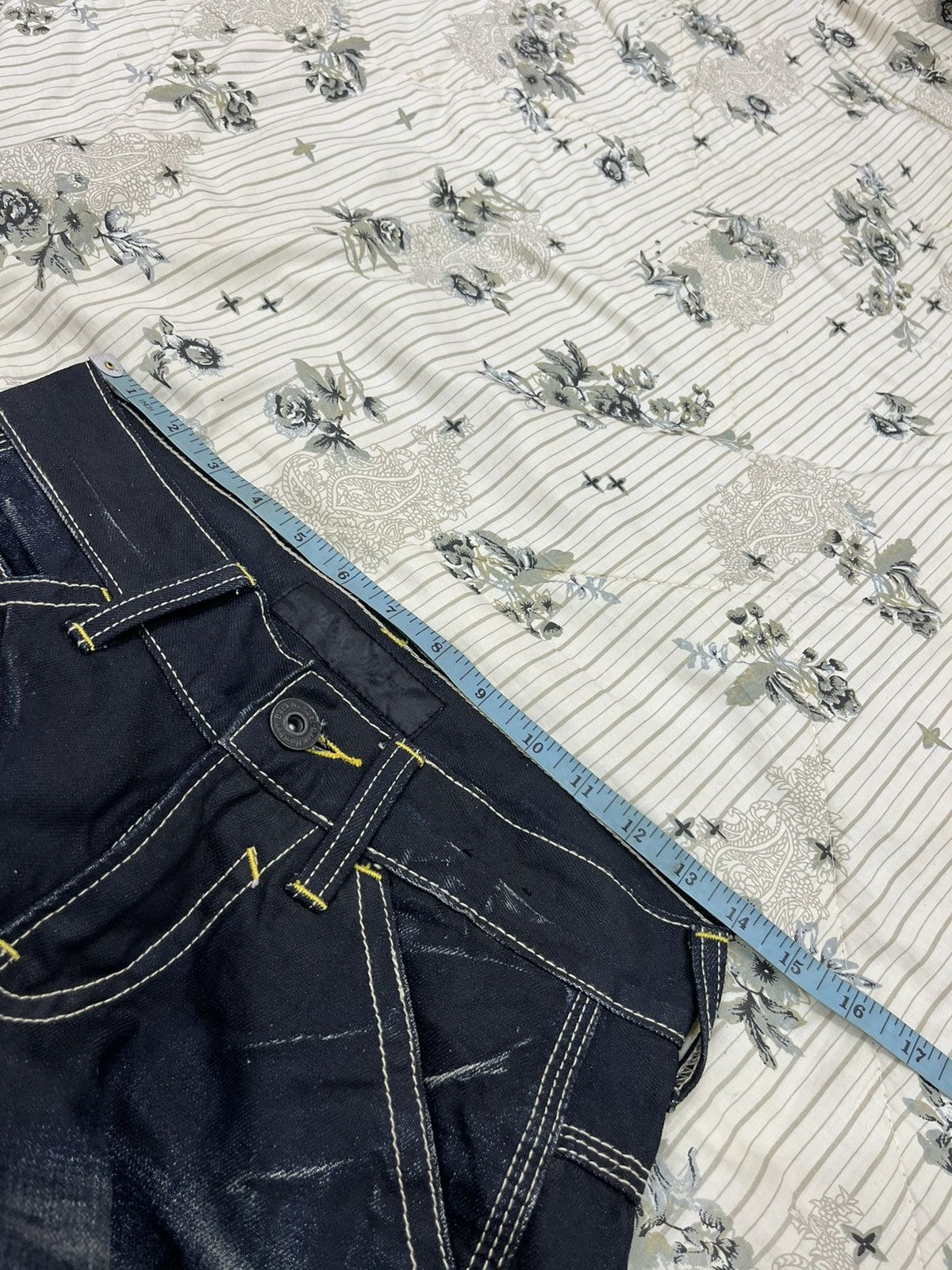 Hypebeast L. BACK NUMBER ARCHIVE DENIM Size US 28 / EU 44 - 9 Thumbnail