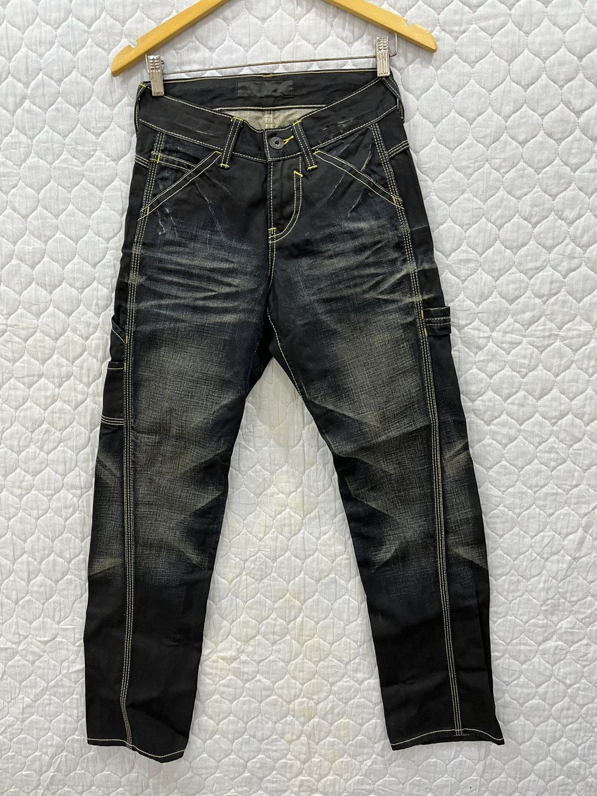 Hypebeast L. BACK NUMBER ARCHIVE DENIM Size US 28 / EU 44 - 1 Thumbnail