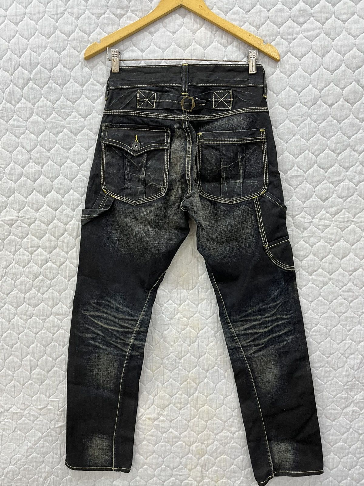 Hypebeast L. BACK NUMBER ARCHIVE DENIM Size US 28 / EU 44 - 2 Thumbnail