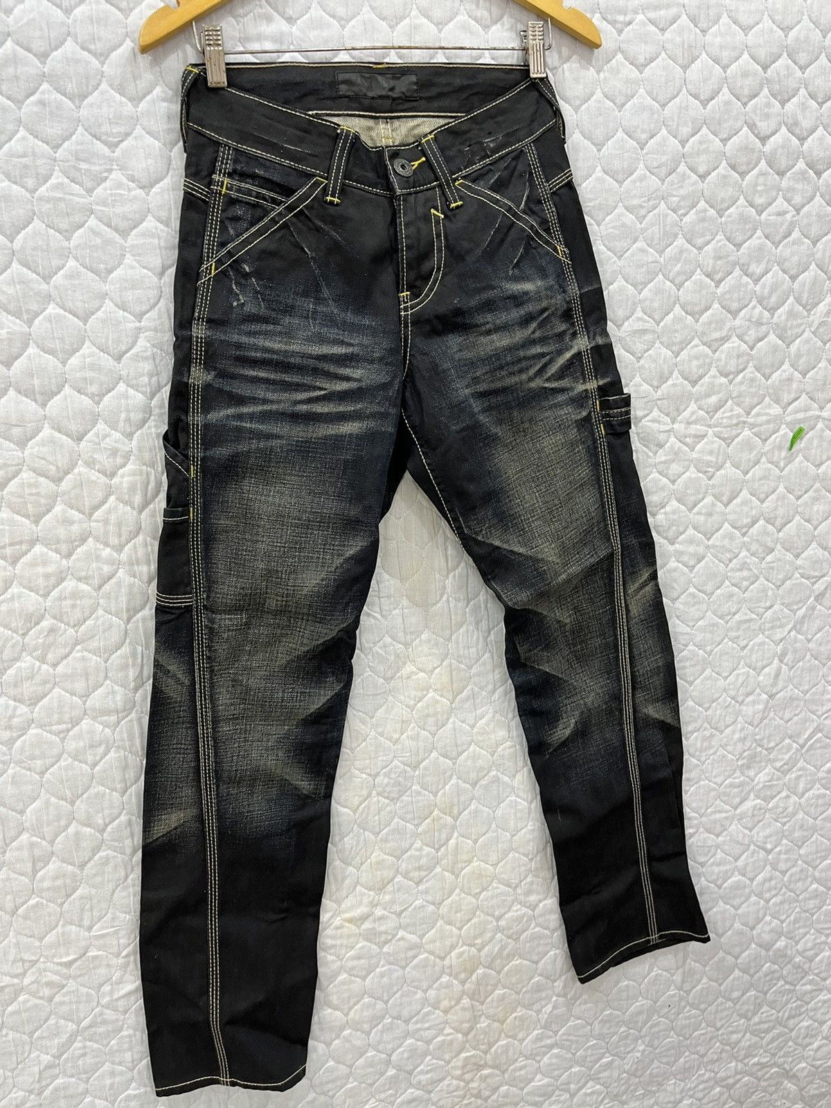 Hypebeast L. BACK NUMBER ARCHIVE DENIM Size US 28 / EU 44 - 4 Thumbnail