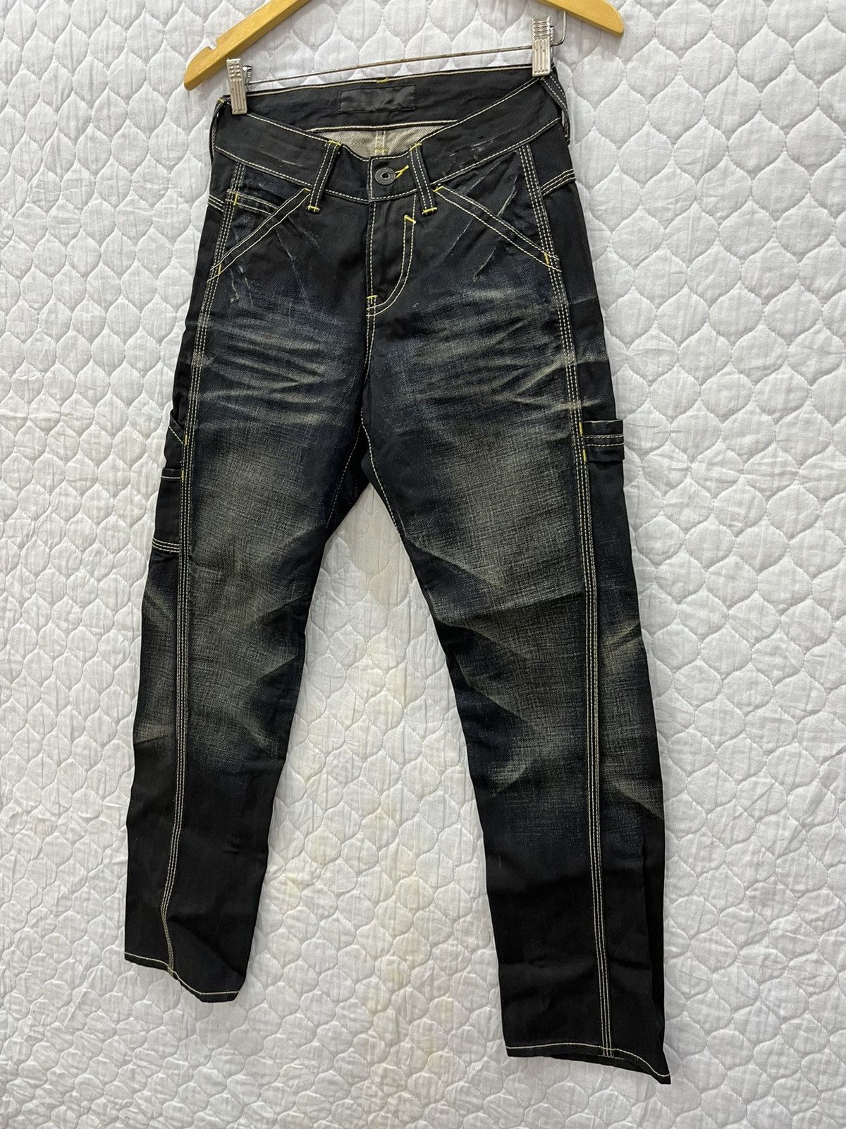 Hypebeast L. BACK NUMBER ARCHIVE DENIM Size US 28 / EU 44 - 3 Thumbnail