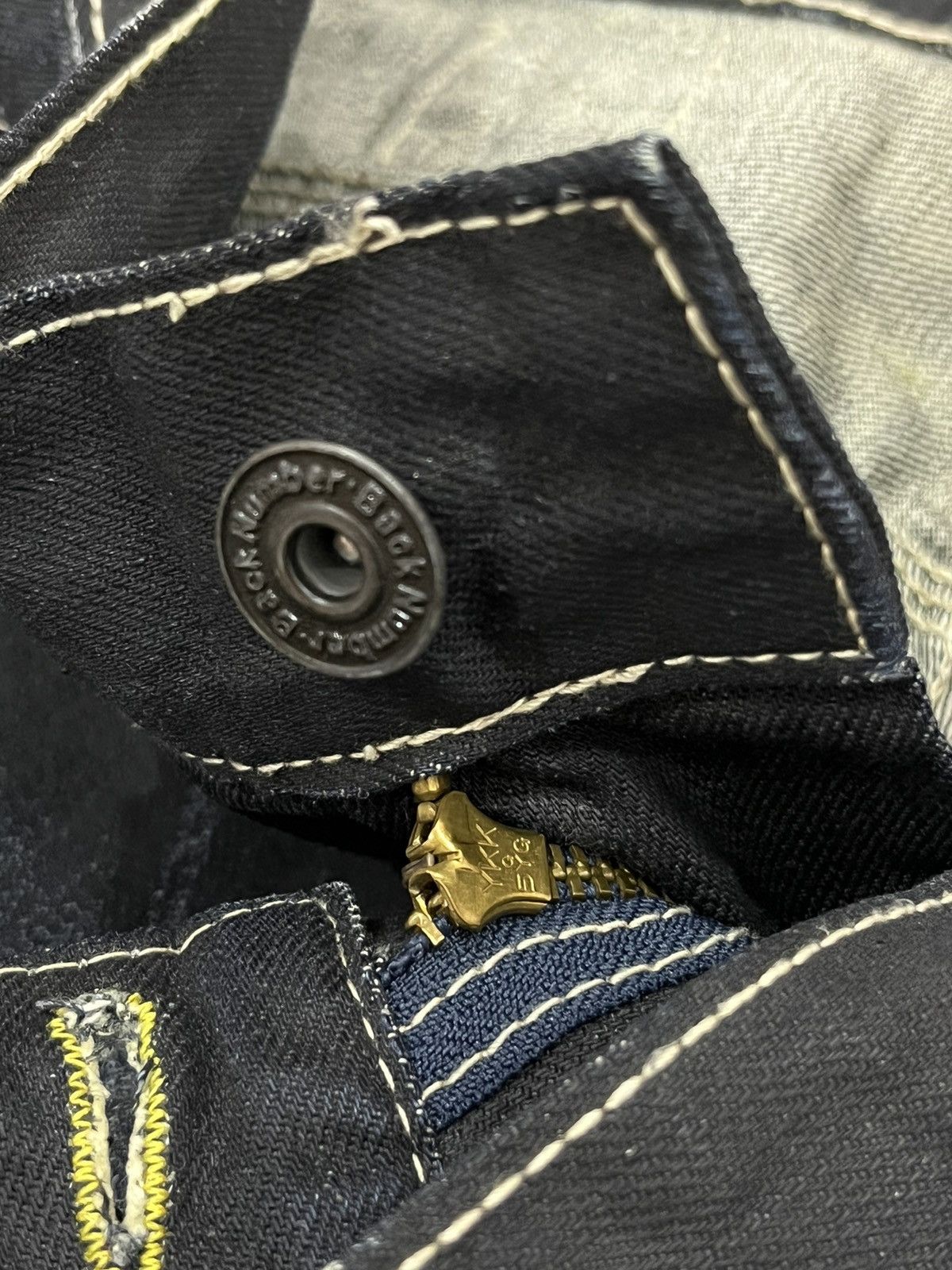 Hypebeast L. BACK NUMBER ARCHIVE DENIM Size US 28 / EU 44 - 7 Thumbnail