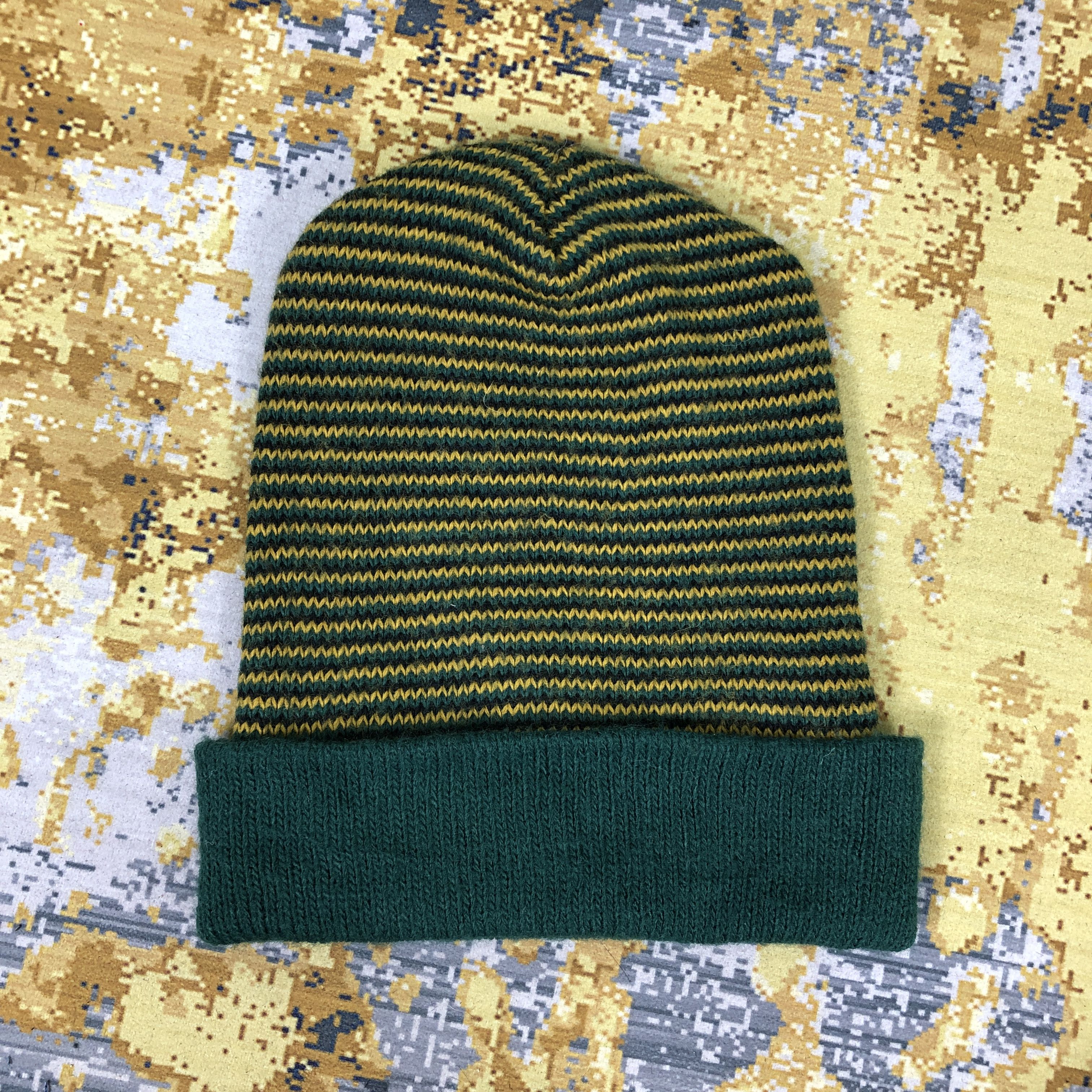 Vintage Vintage Unknown Stripe Beanie Hat B1995 Size ONE SIZE - 4 Thumbnail