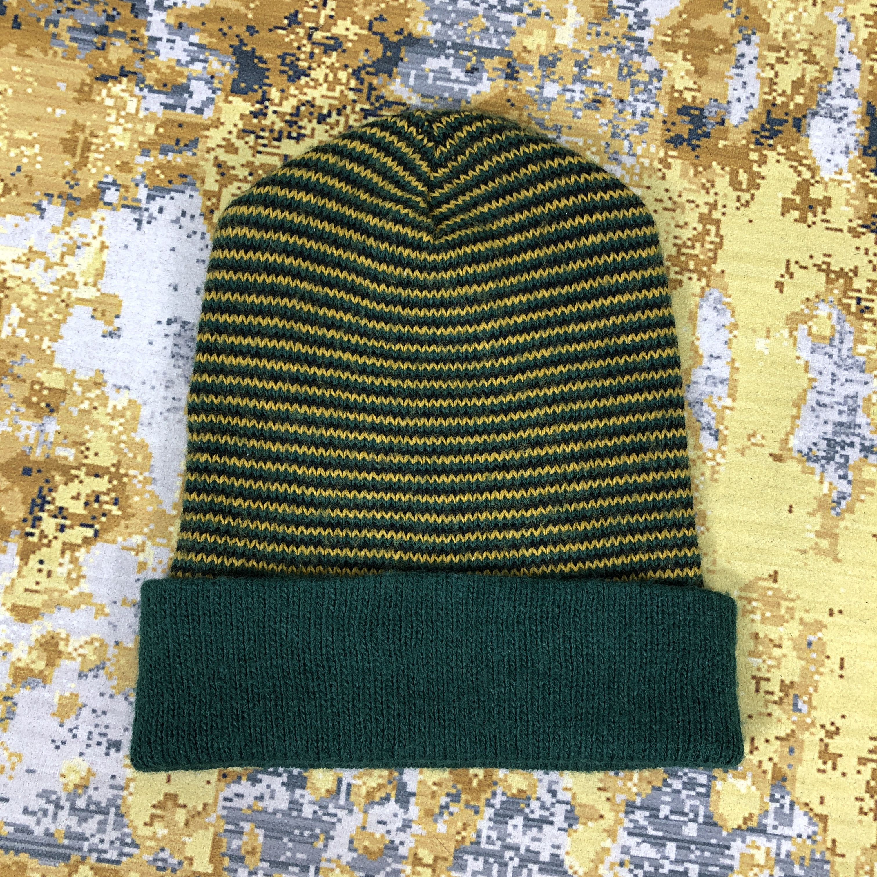 Vintage Vintage Unknown Stripe Beanie Hat B1995 Size ONE SIZE - 3 Thumbnail