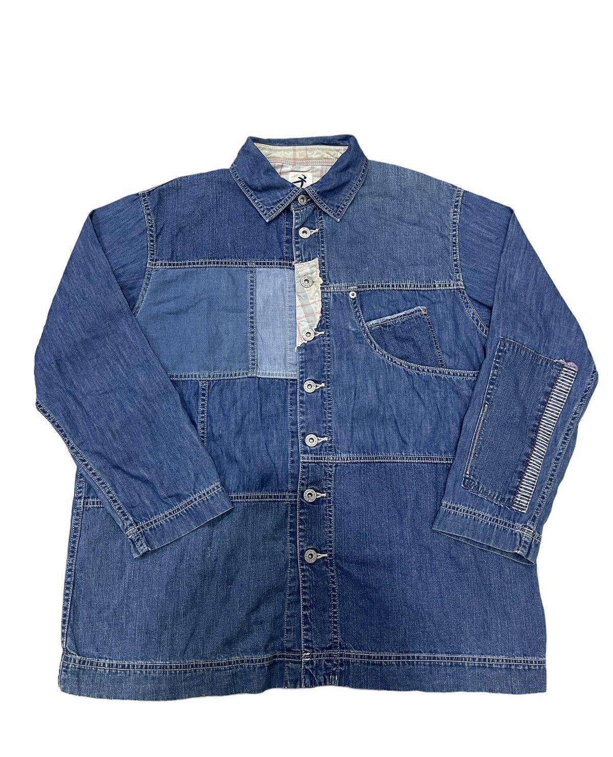 Hai Sporting Gear Indigo Denim Jacket by Issey Miyake