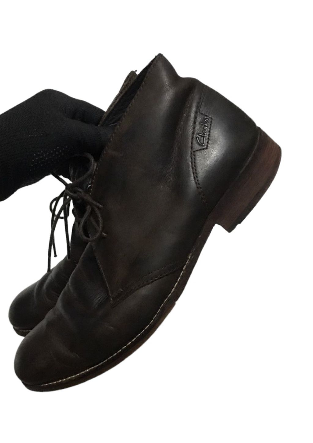 Clarks Clarks Greenwich Hi Stiefeletten Dunkelbraun Size US 9 / EU 42 - 1 Thumbnail