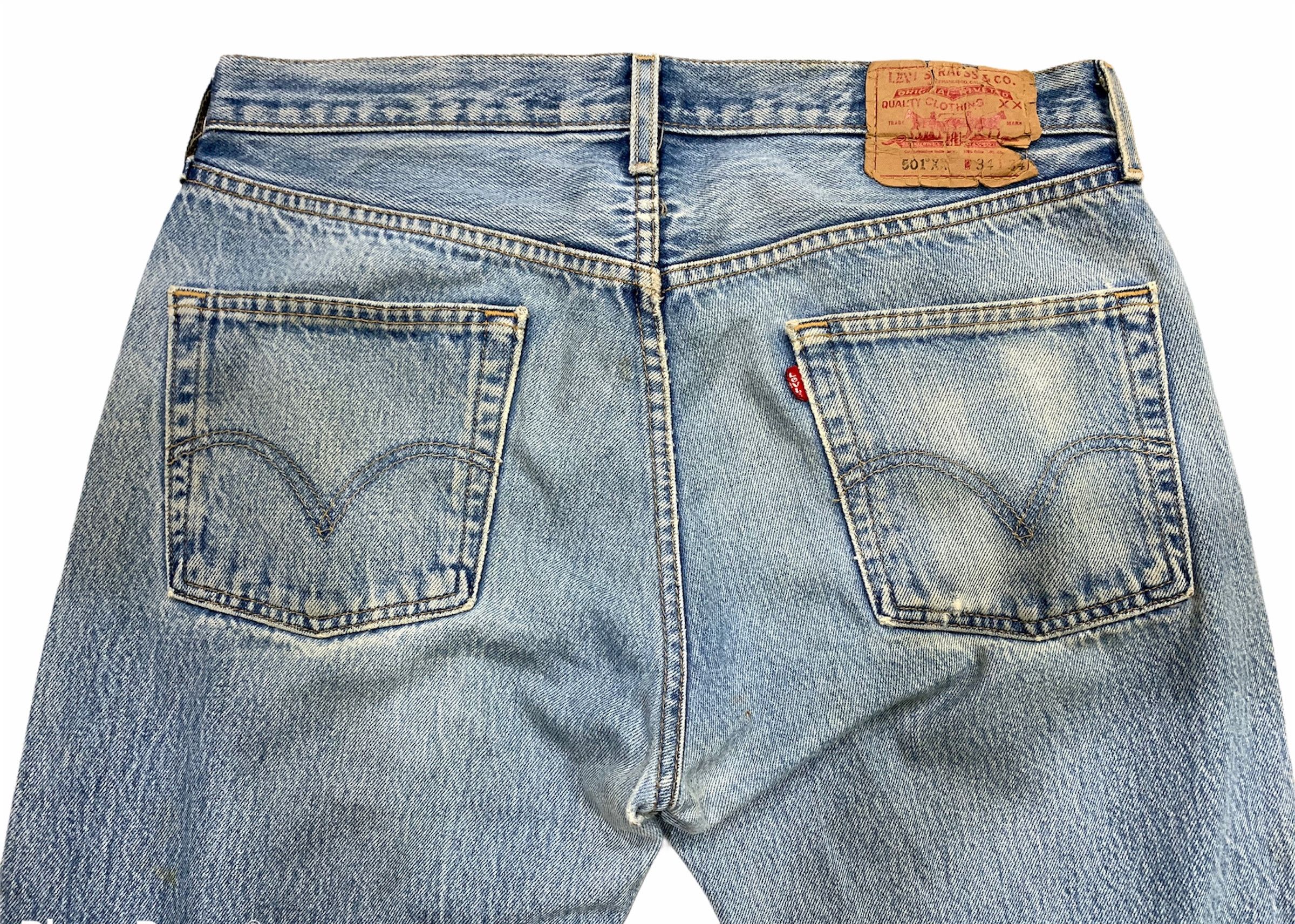 Levi's Levis 501XX vintage distressed jeans Size US 33 - 7 Thumbnail