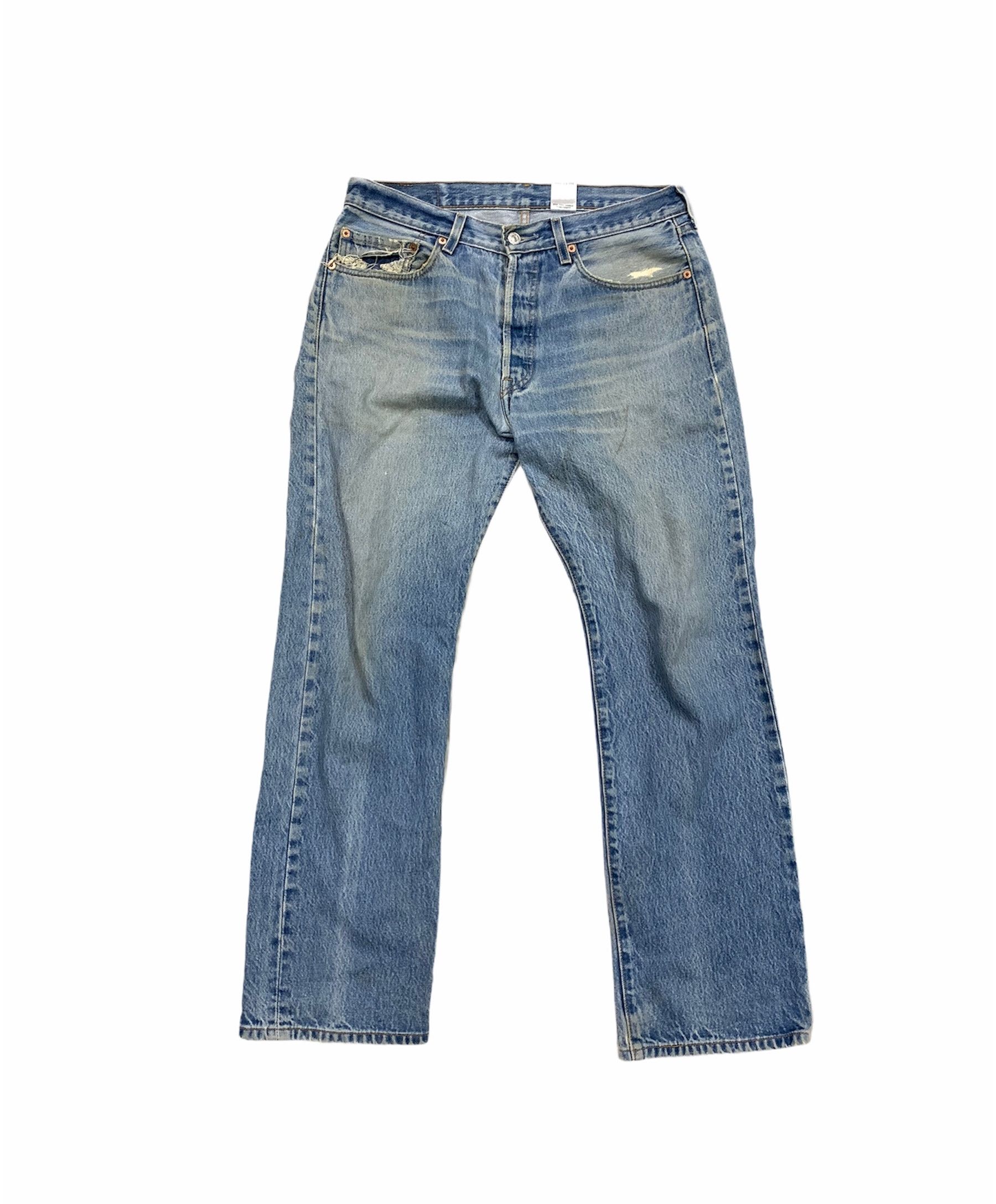 Levi's Levis 501XX vintage distressed jeans Size US 33 - 1 Thumbnail