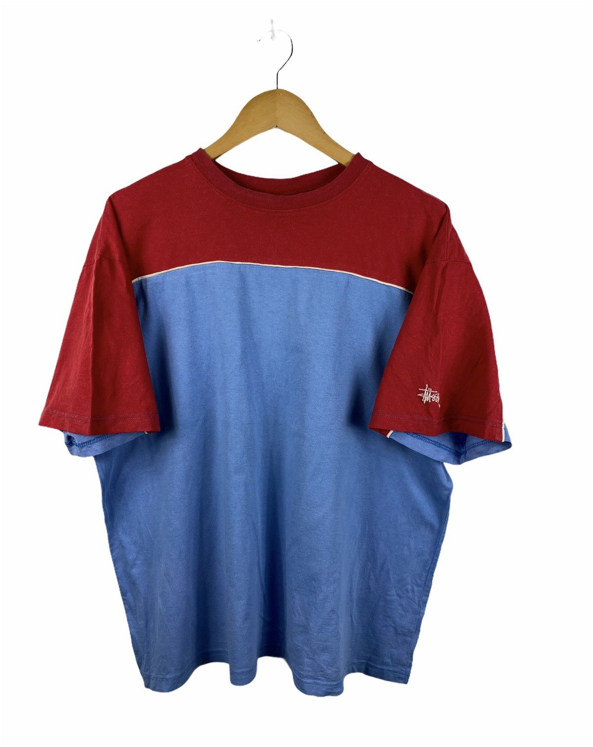 Stussy × Vintage Vintage Stussy baseball Style t shirt Size US M / EU 48-50 / 2 - 1 Thumbnail