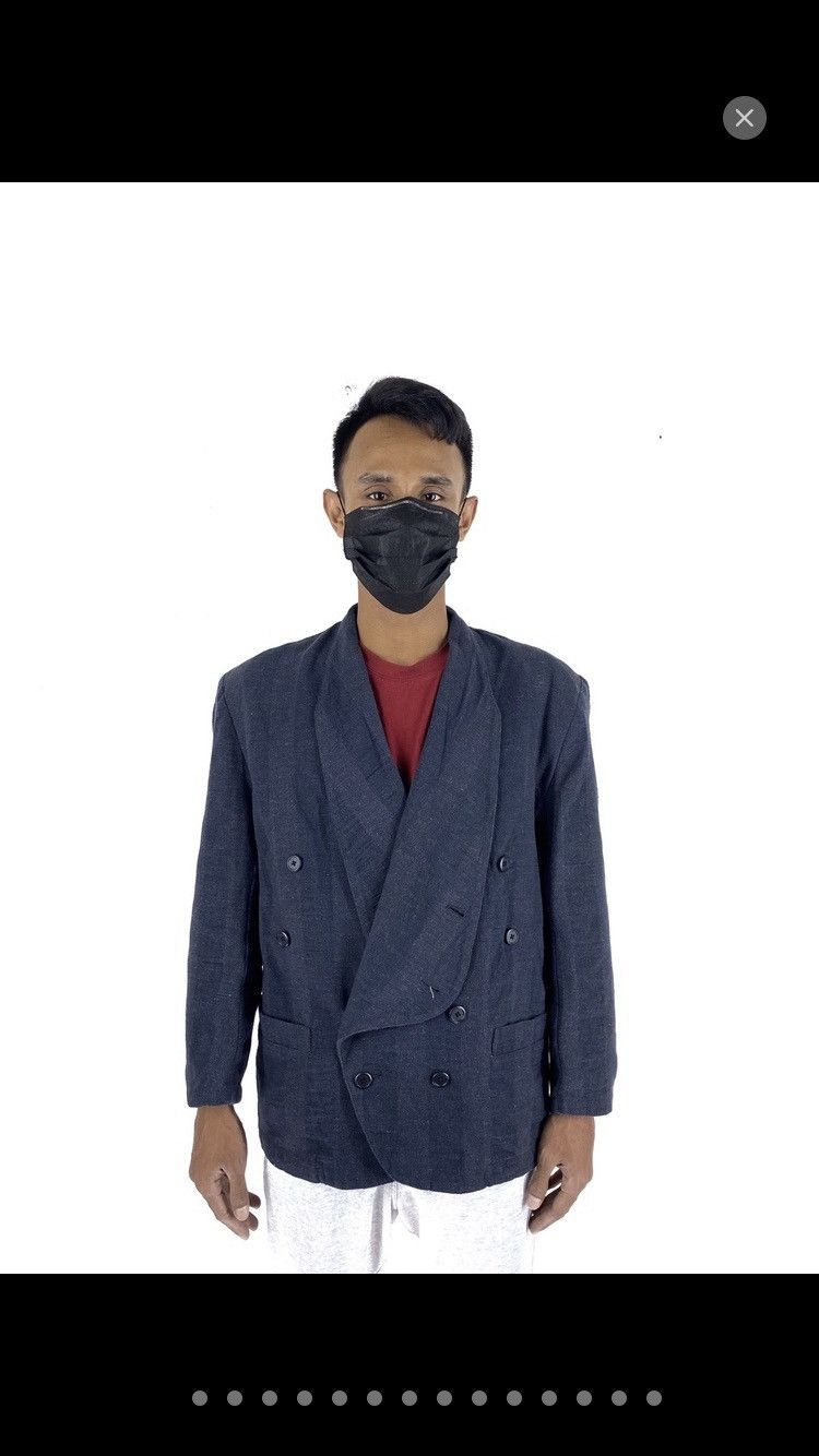 Yohji Yamamoto RARE!!Ys For Men indigo stiching stripe nice design Size US M / EU 48-50 / 2 - 2 Thumbnail