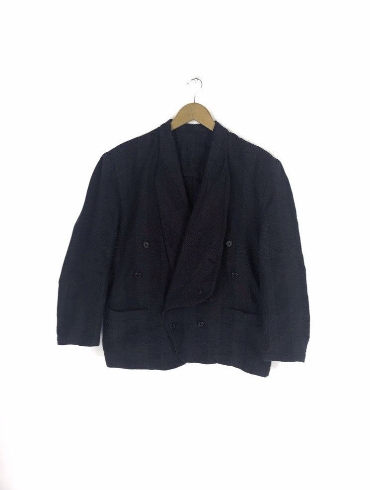 Yohji Yamamoto RARE!!Ys For Men indigo stiching stripe nice design Size US M / EU 48-50 / 2 - 13 Thumbnail